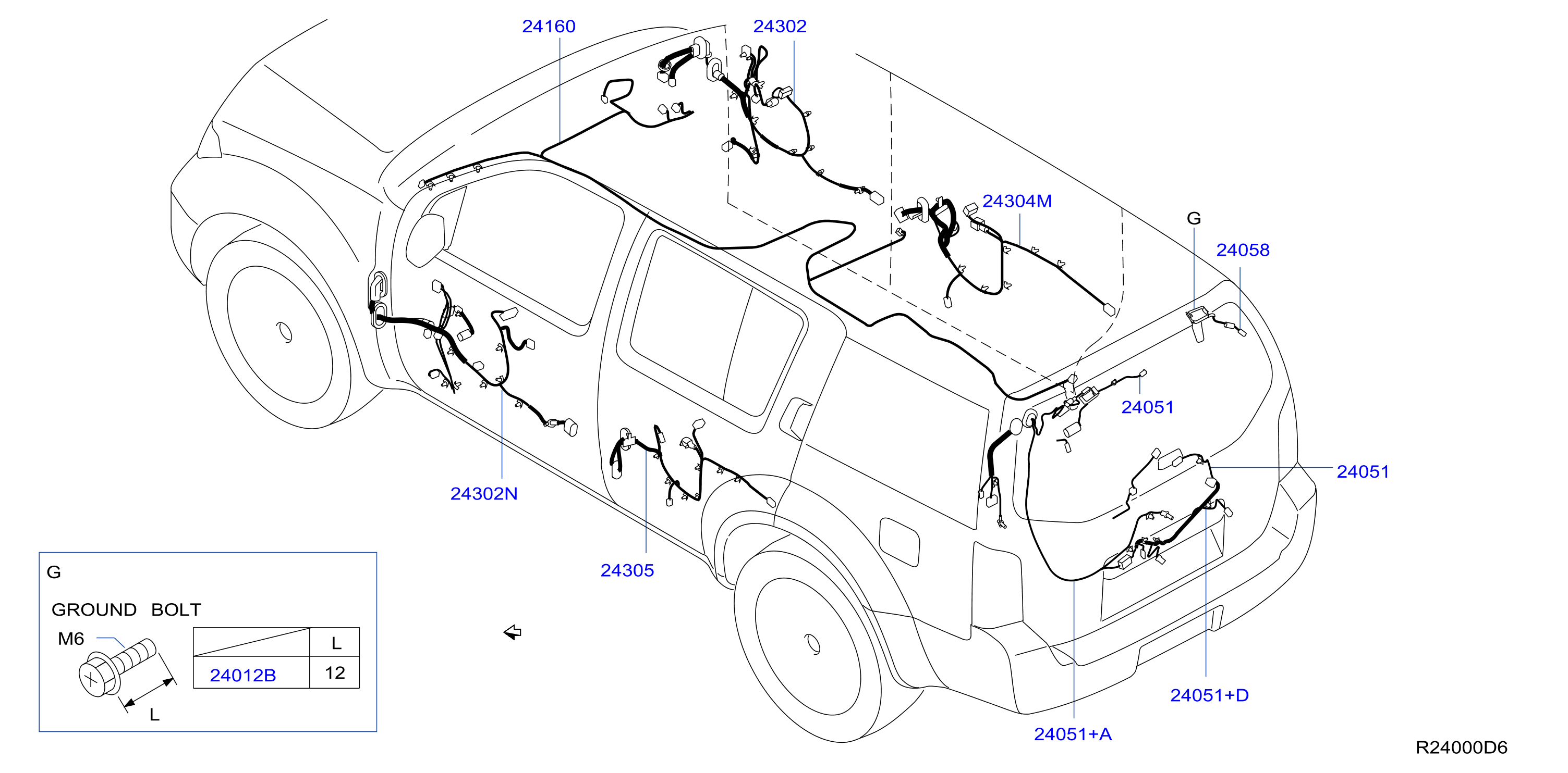 Wiring Roof Door Harness