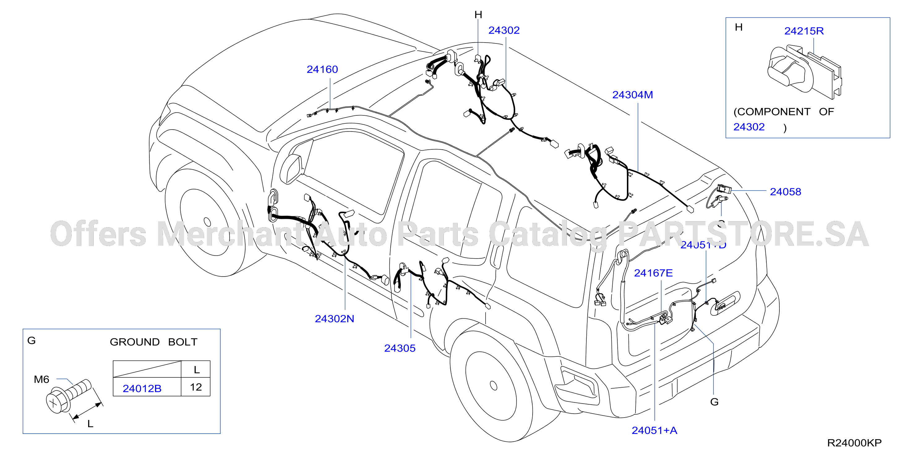 Wiring Roof Door Harness