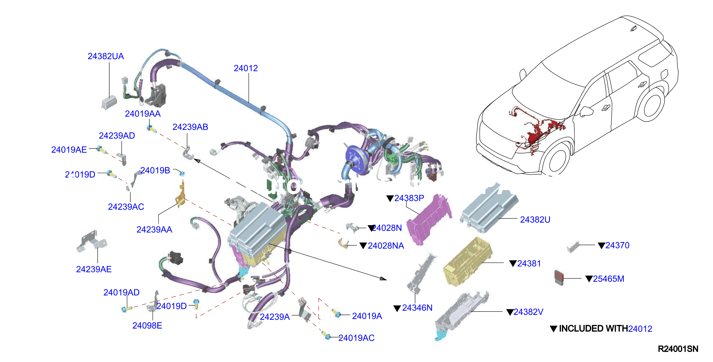 Wiring Engine Room Harness