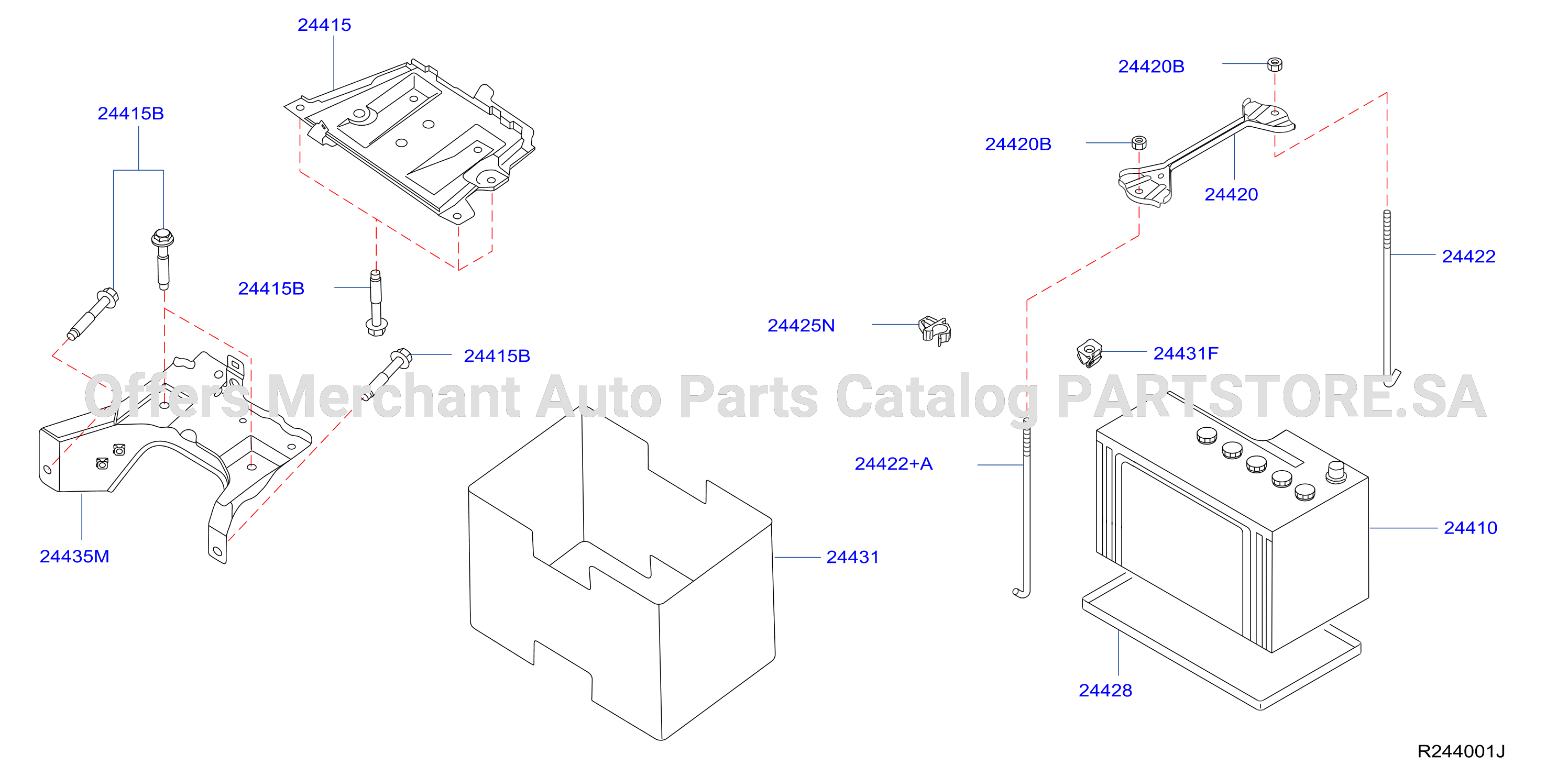 Battery Battery Mounting