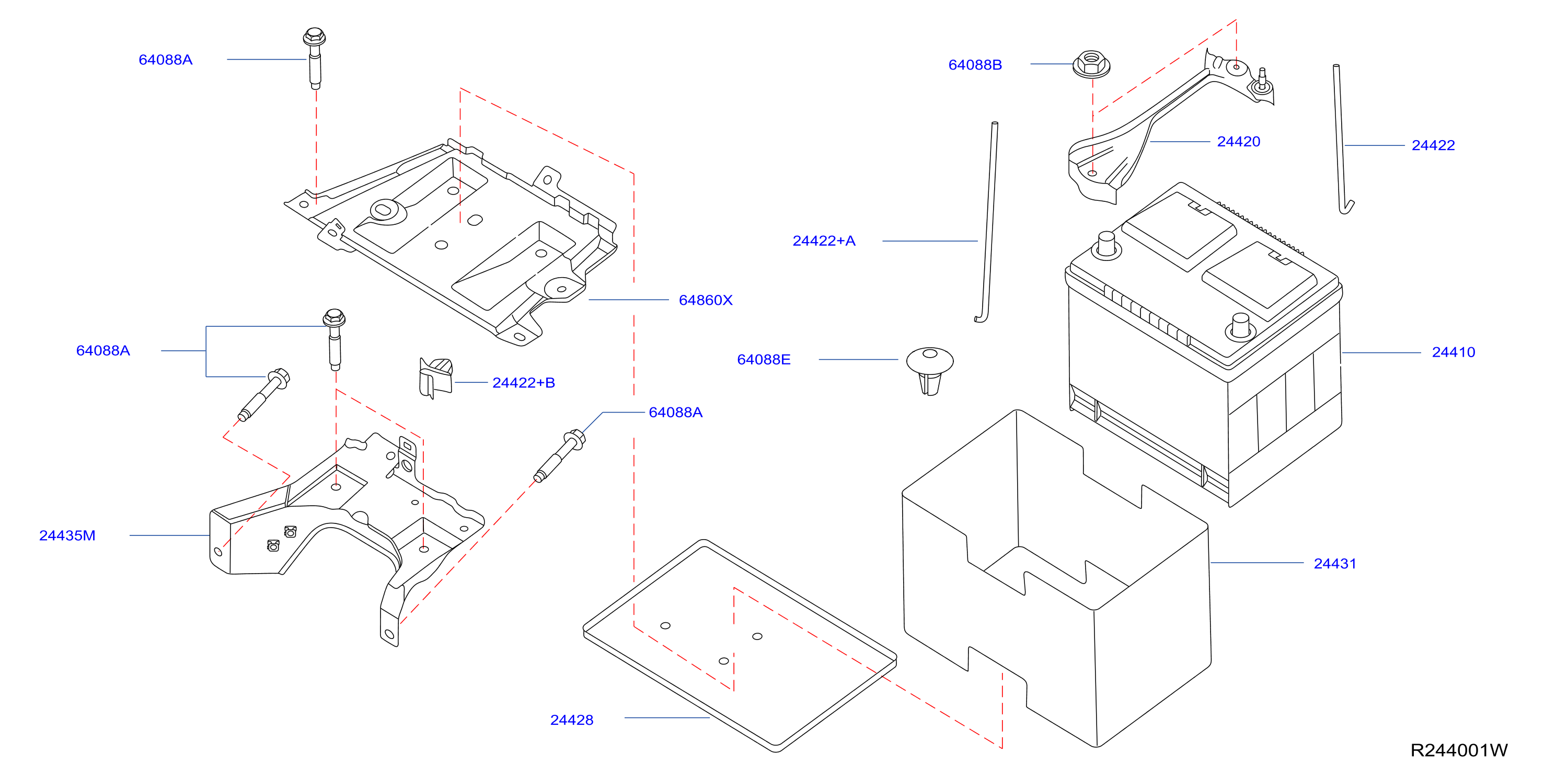 Battery Battery Mounting