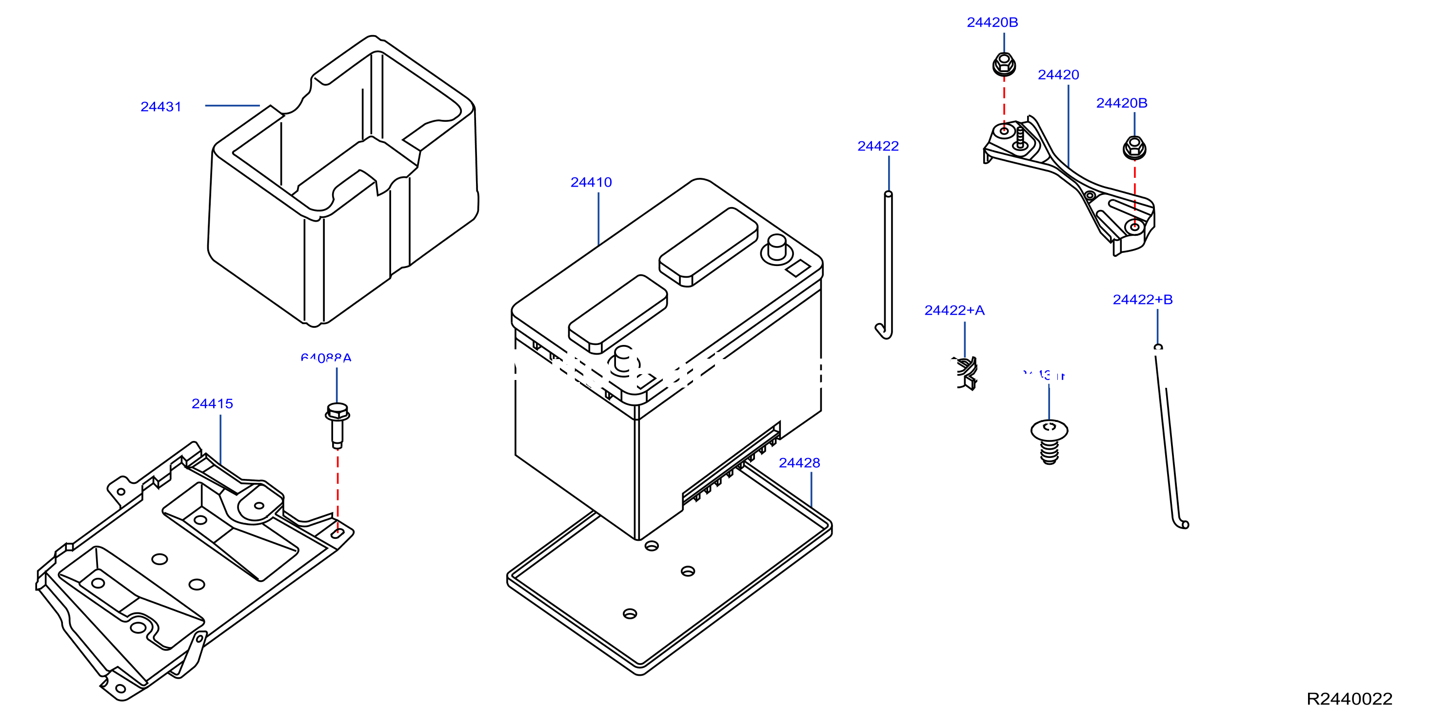 Battery Battery Mounting Battery Battery Mounting