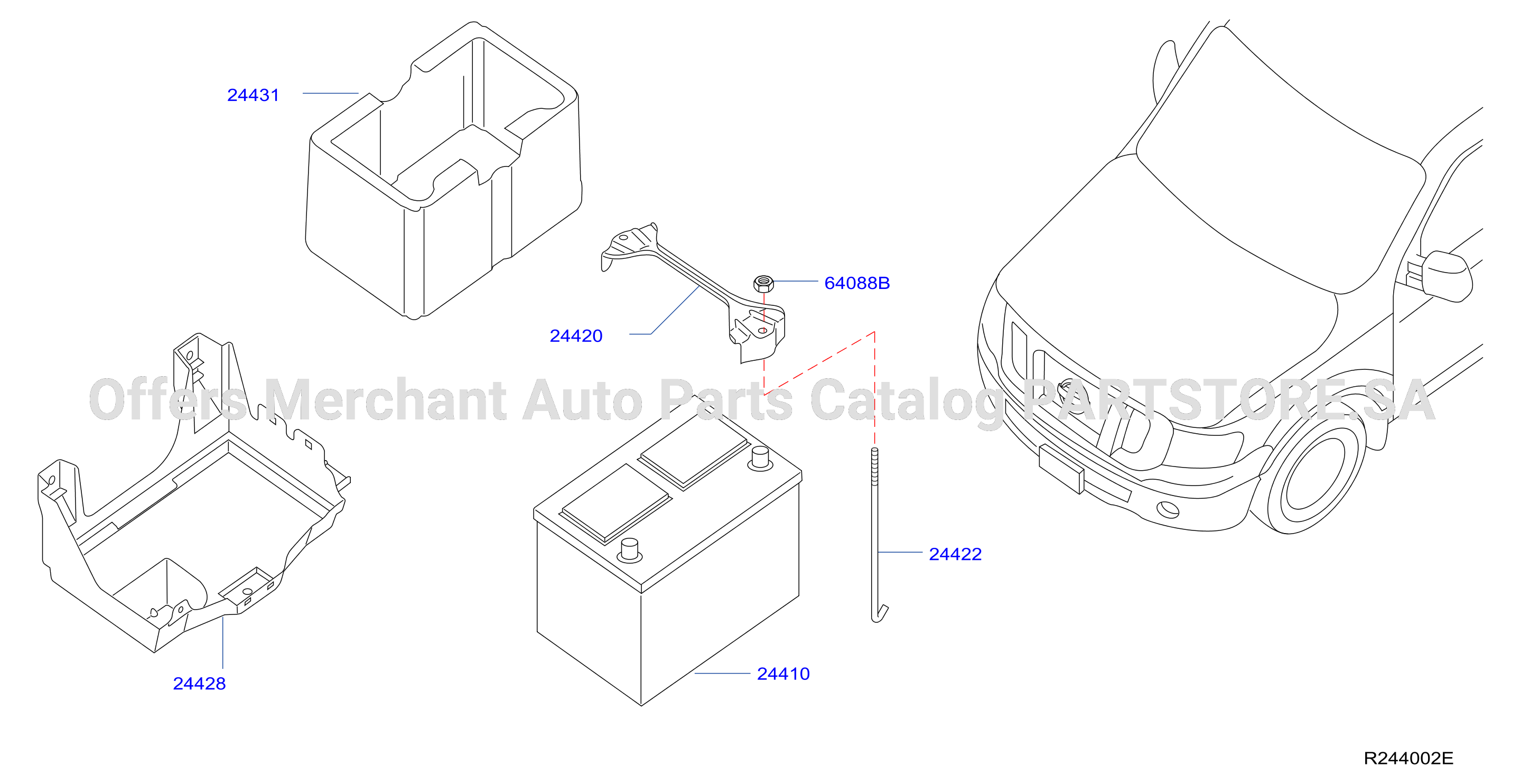 Battery Battery Mounting