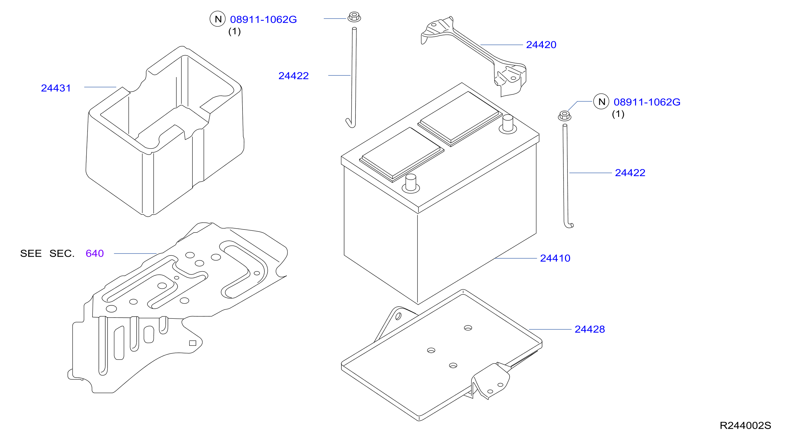 Battery Battery Mounting