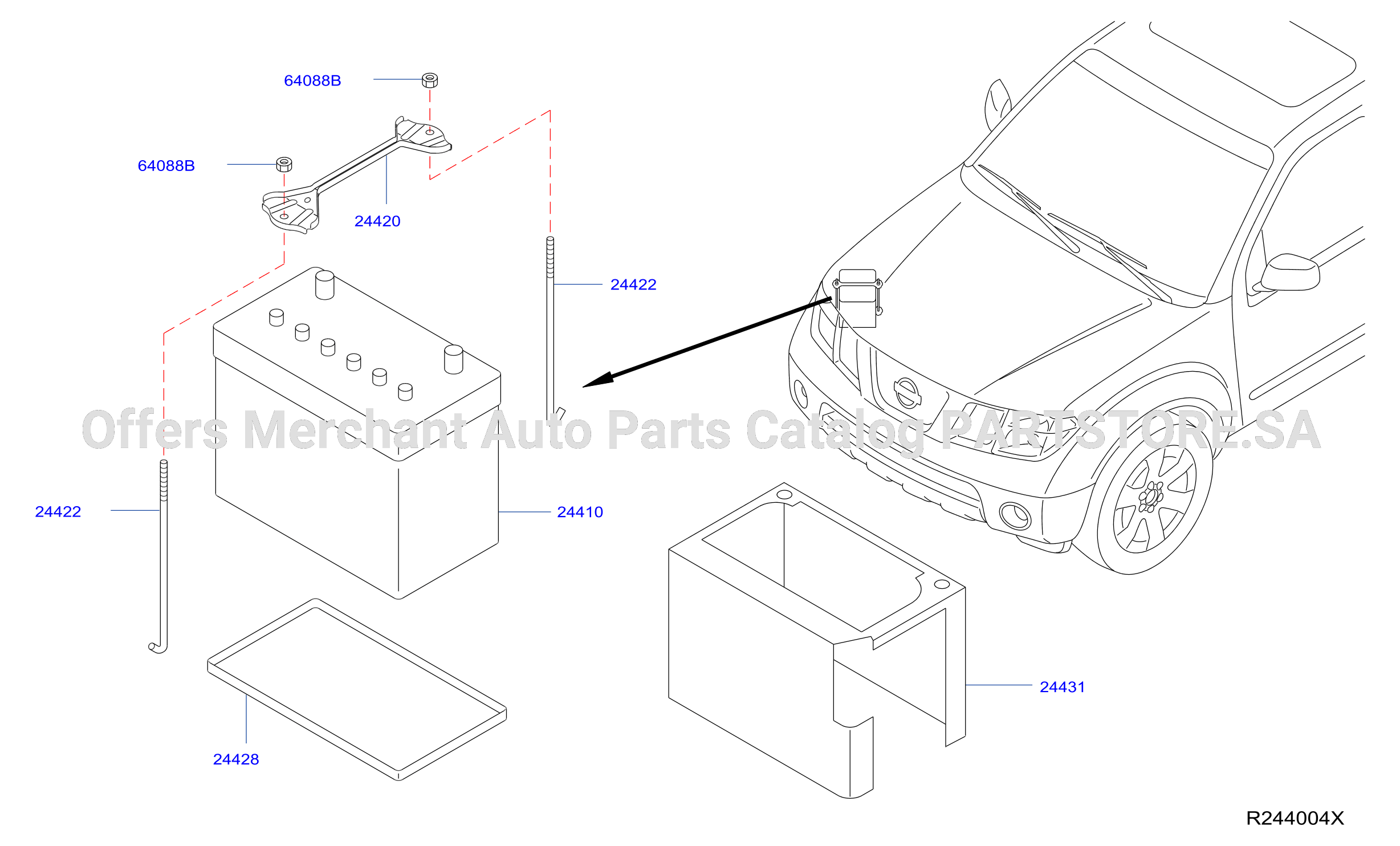 Battery Battery Mounting