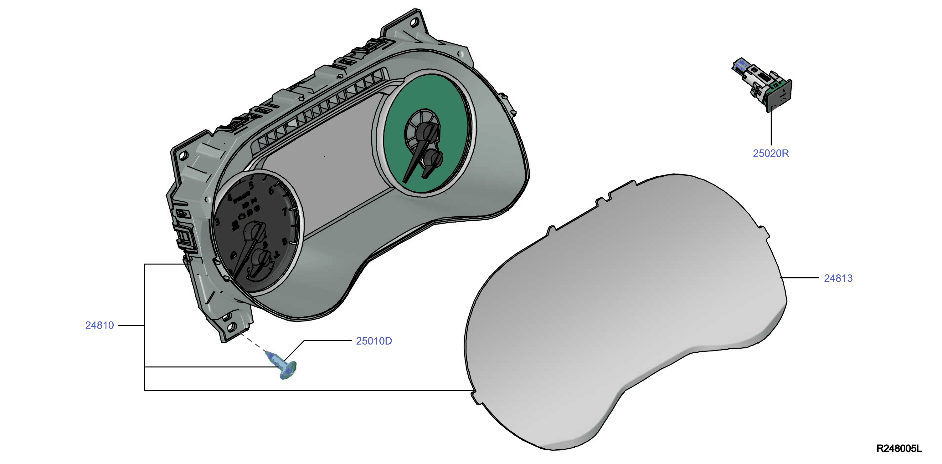 Instrument Meter Gauge Front View