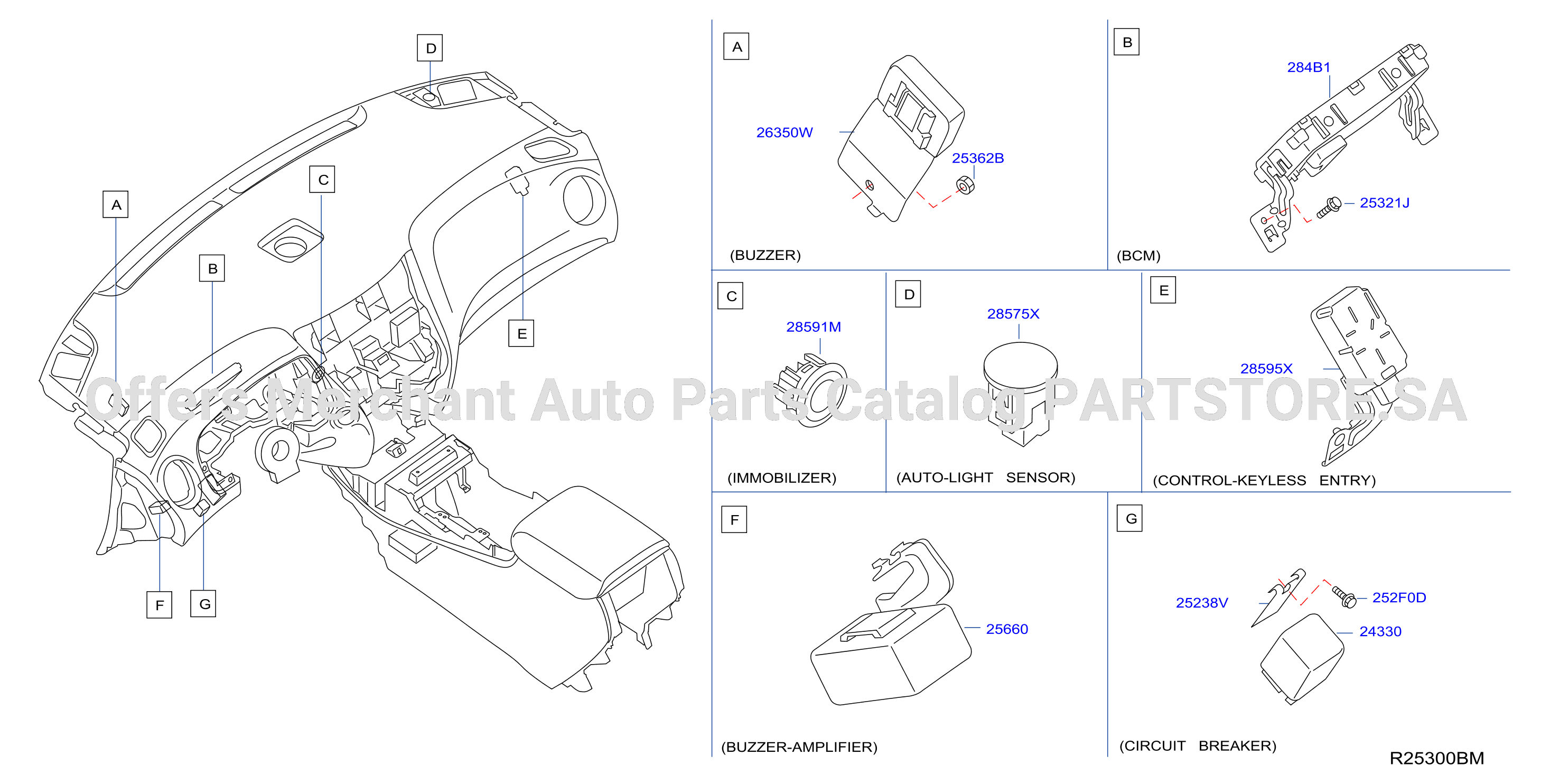 Electrical Unit Instrument Dash
