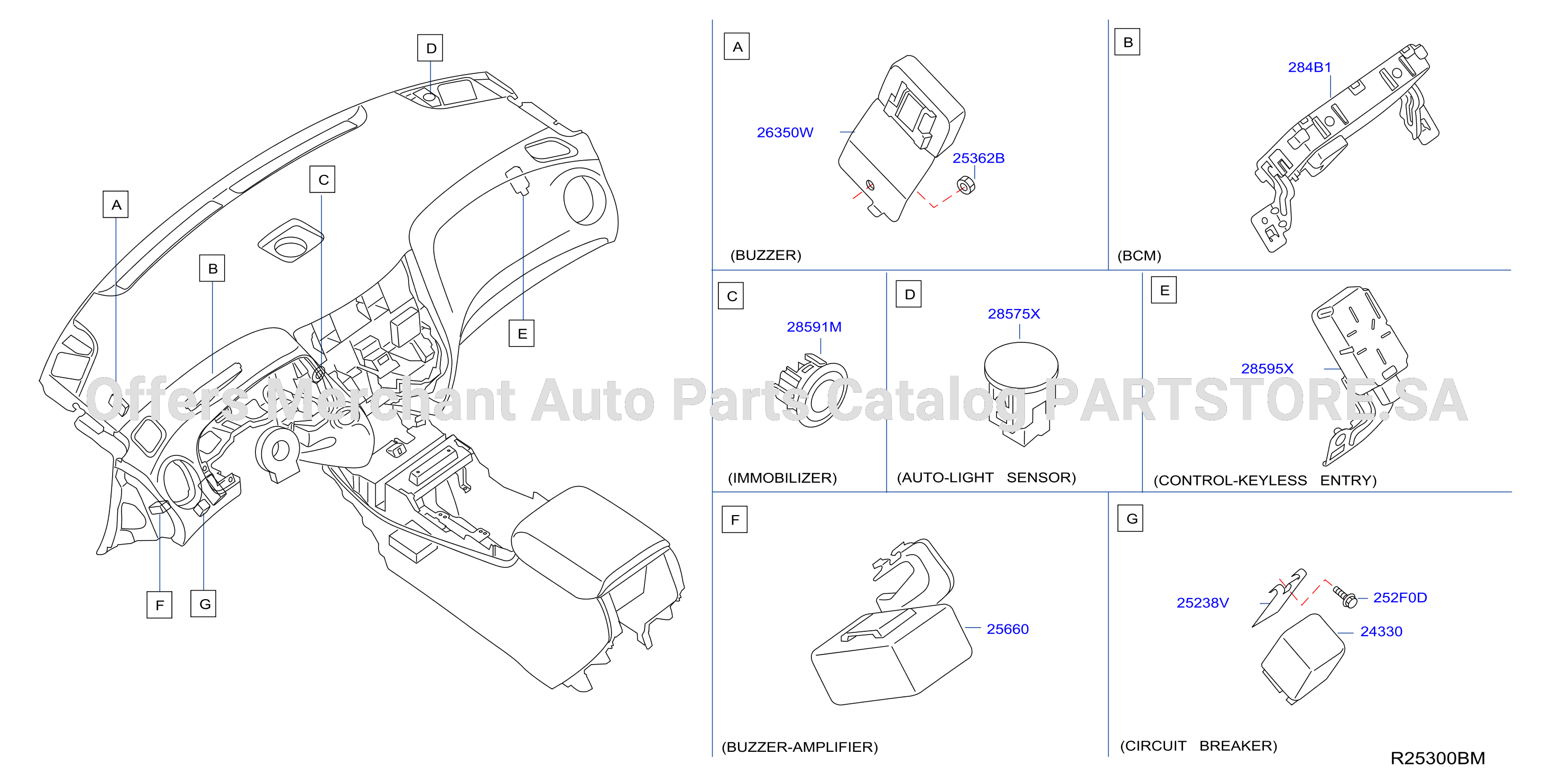 Electrical Unit Instrument Dash