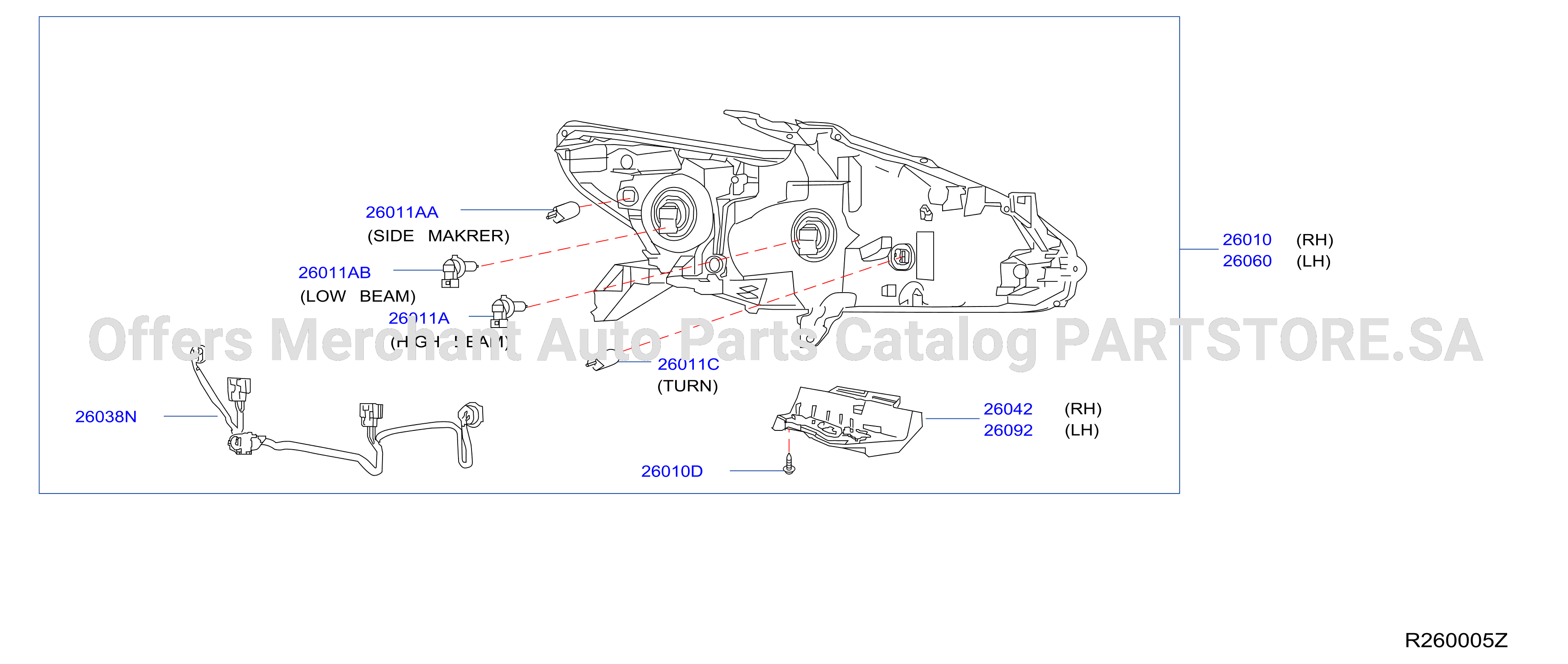 Headlamp Halogen