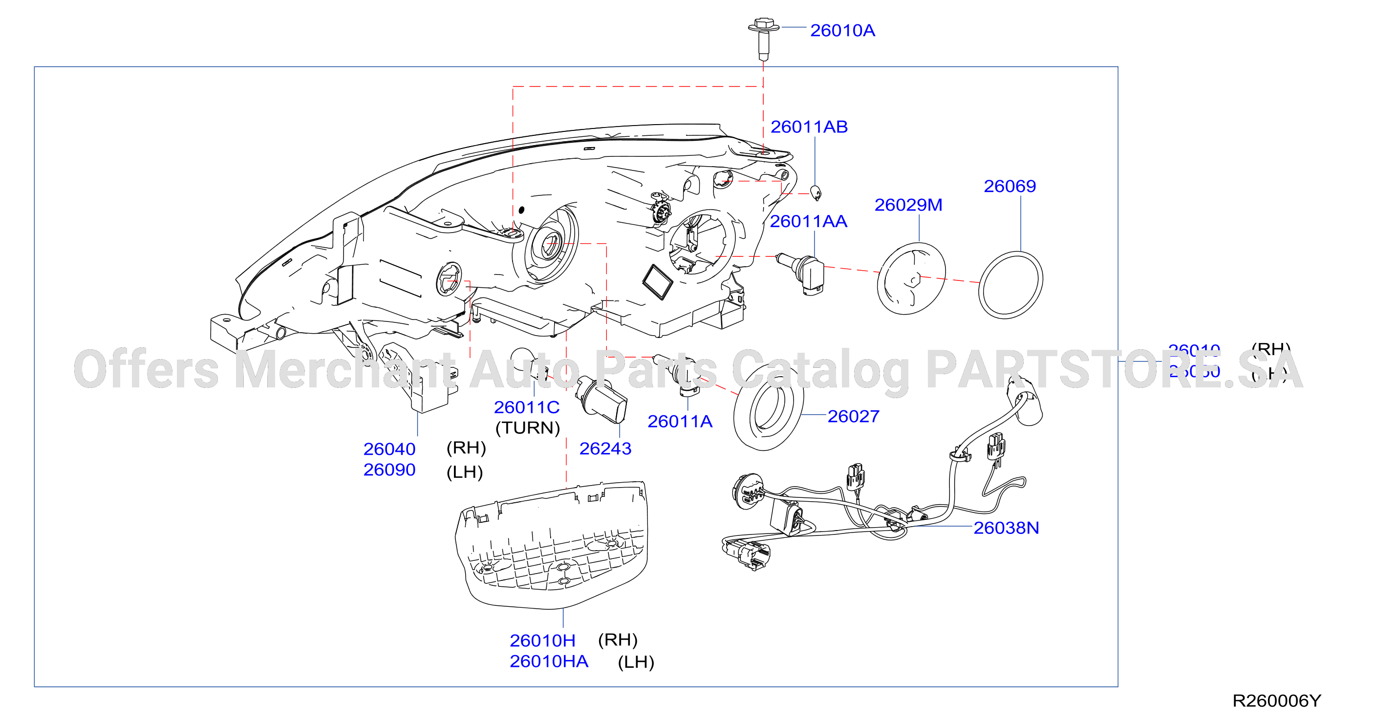 Headlamp Halogen