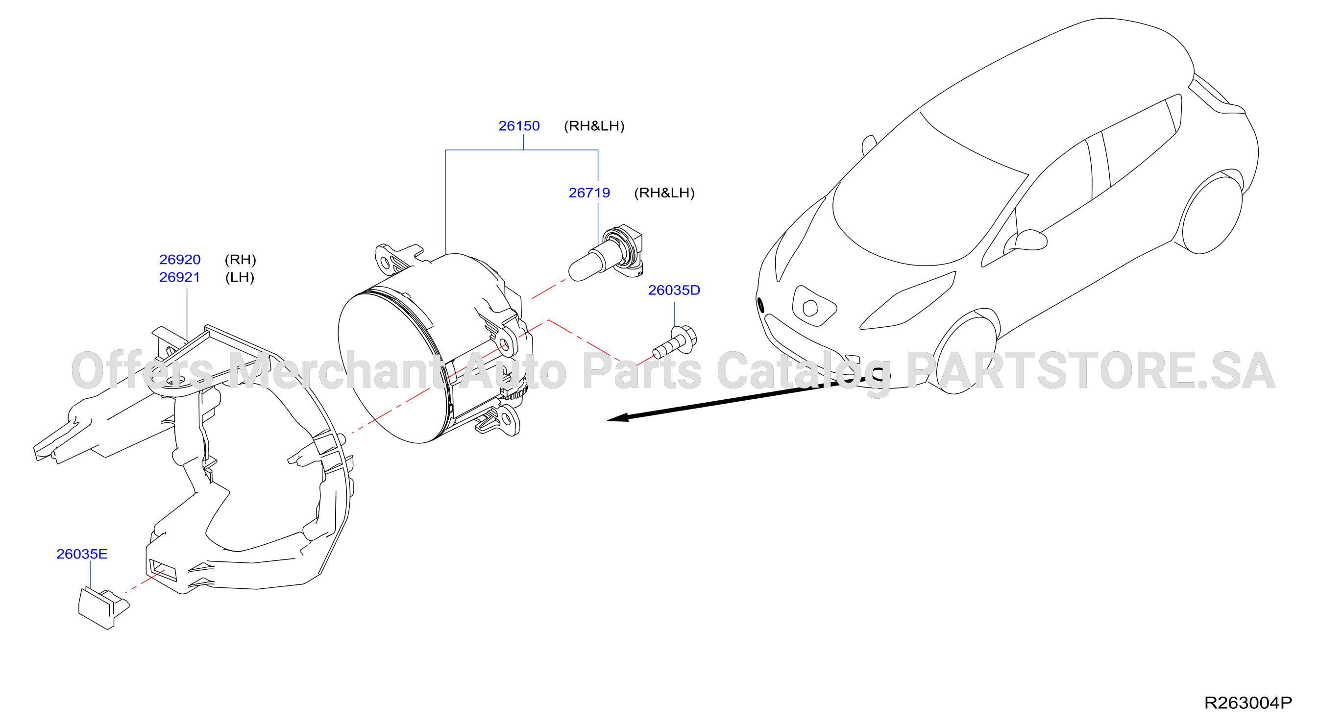 Fog Daytime Running Driving Lamp