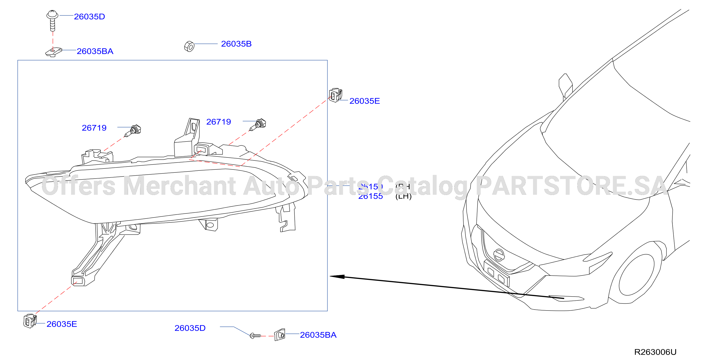 Fog Daytime Running Driving Lamp