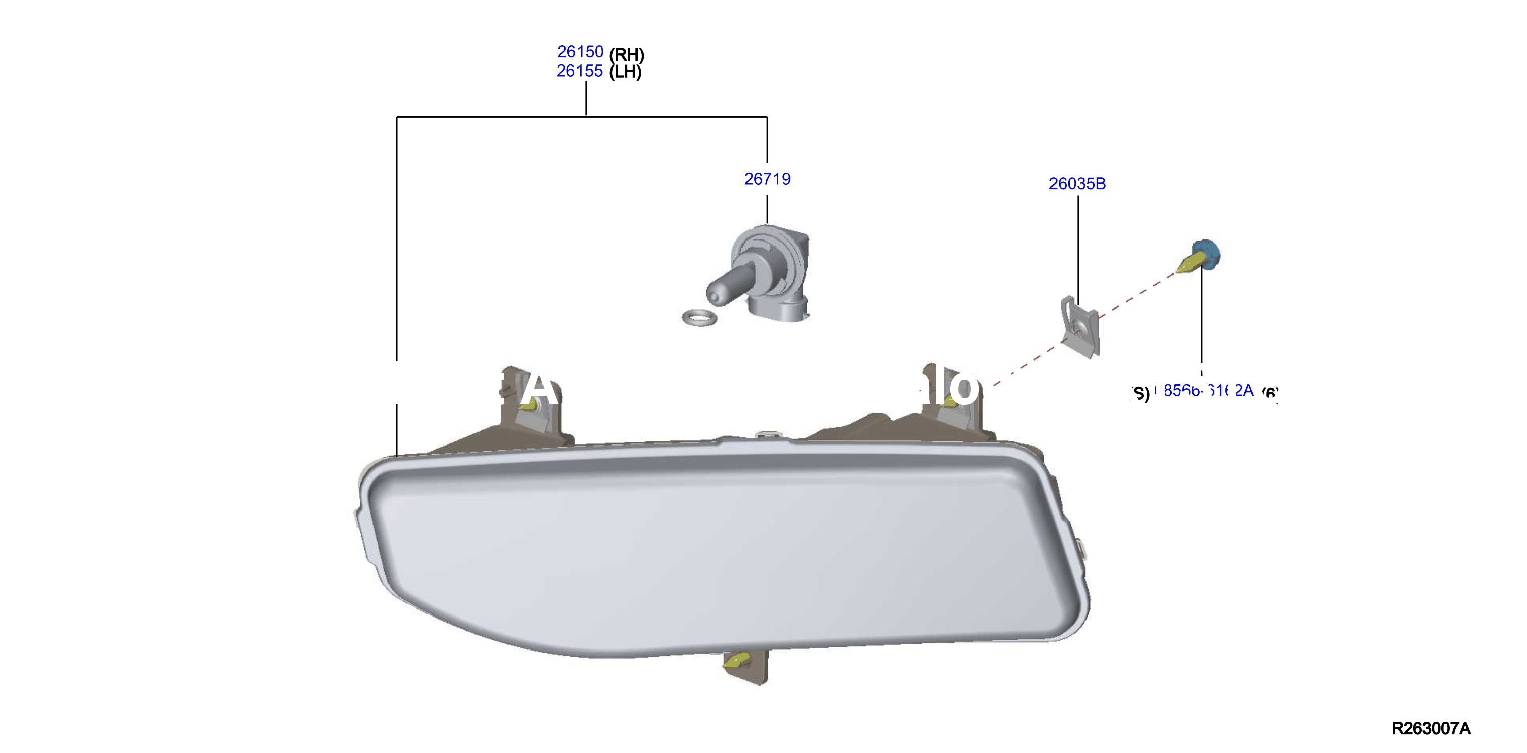 Fog Daytime Running Driving Lamp