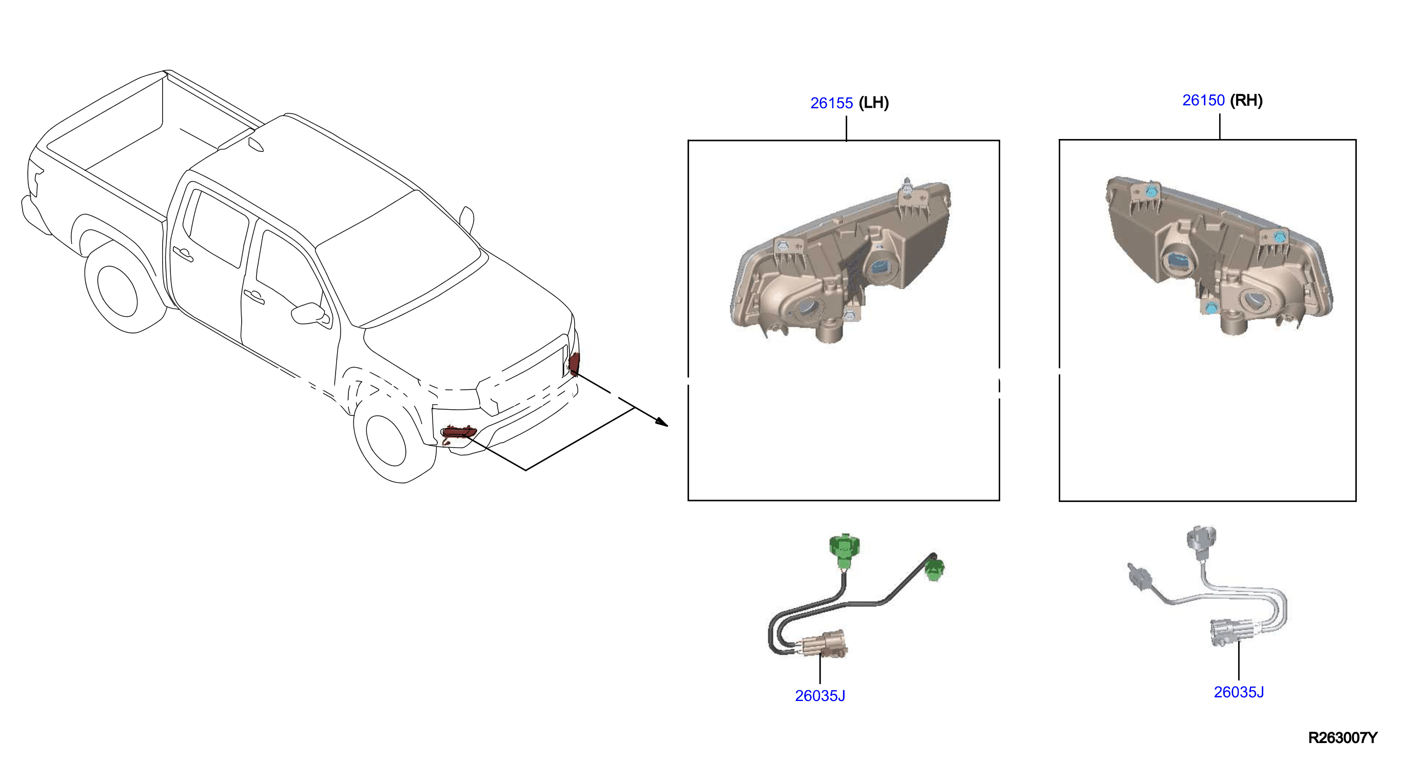 Fog Daytime Running Driving Lamp