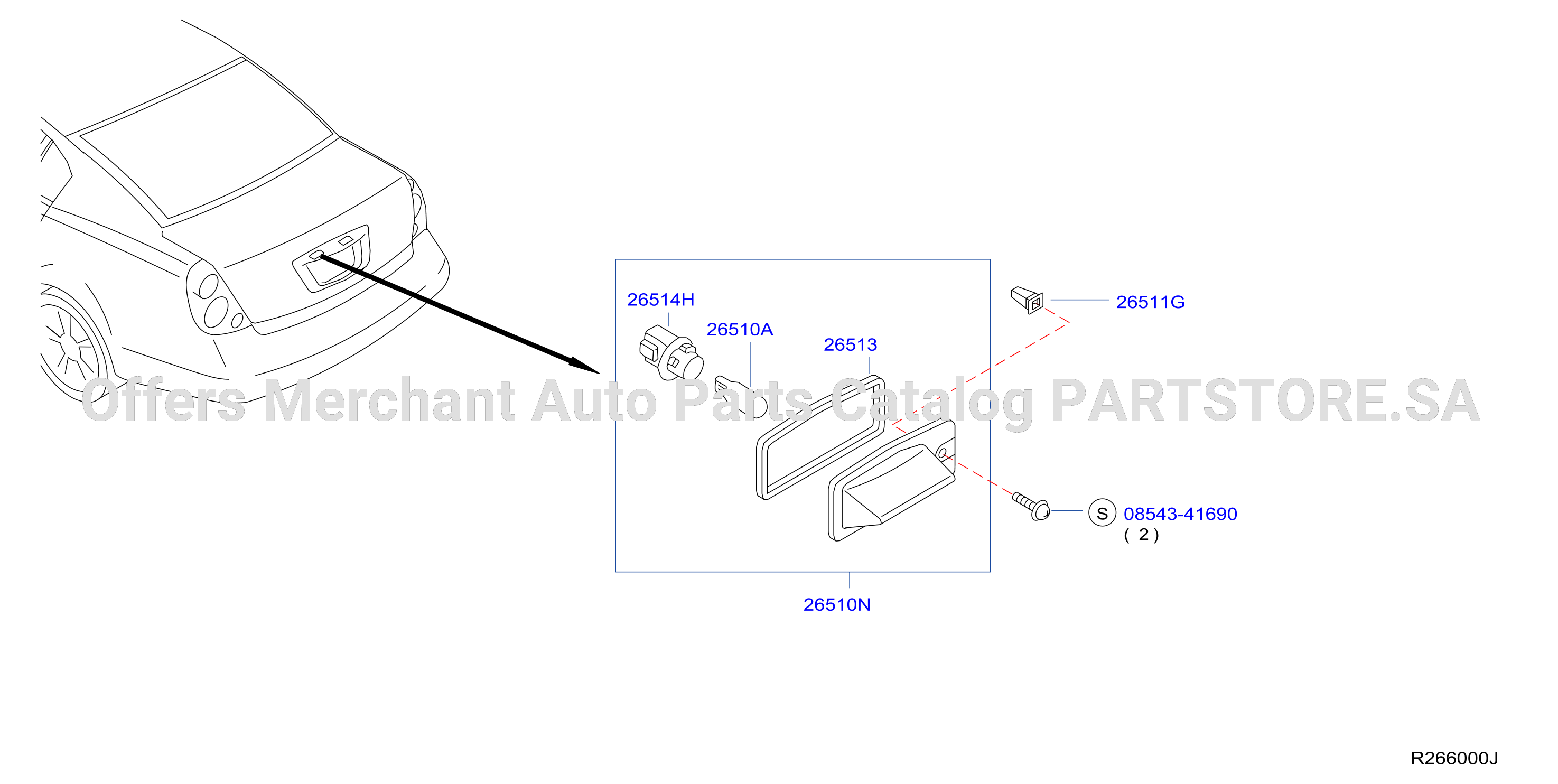 Licence Plate Lamp