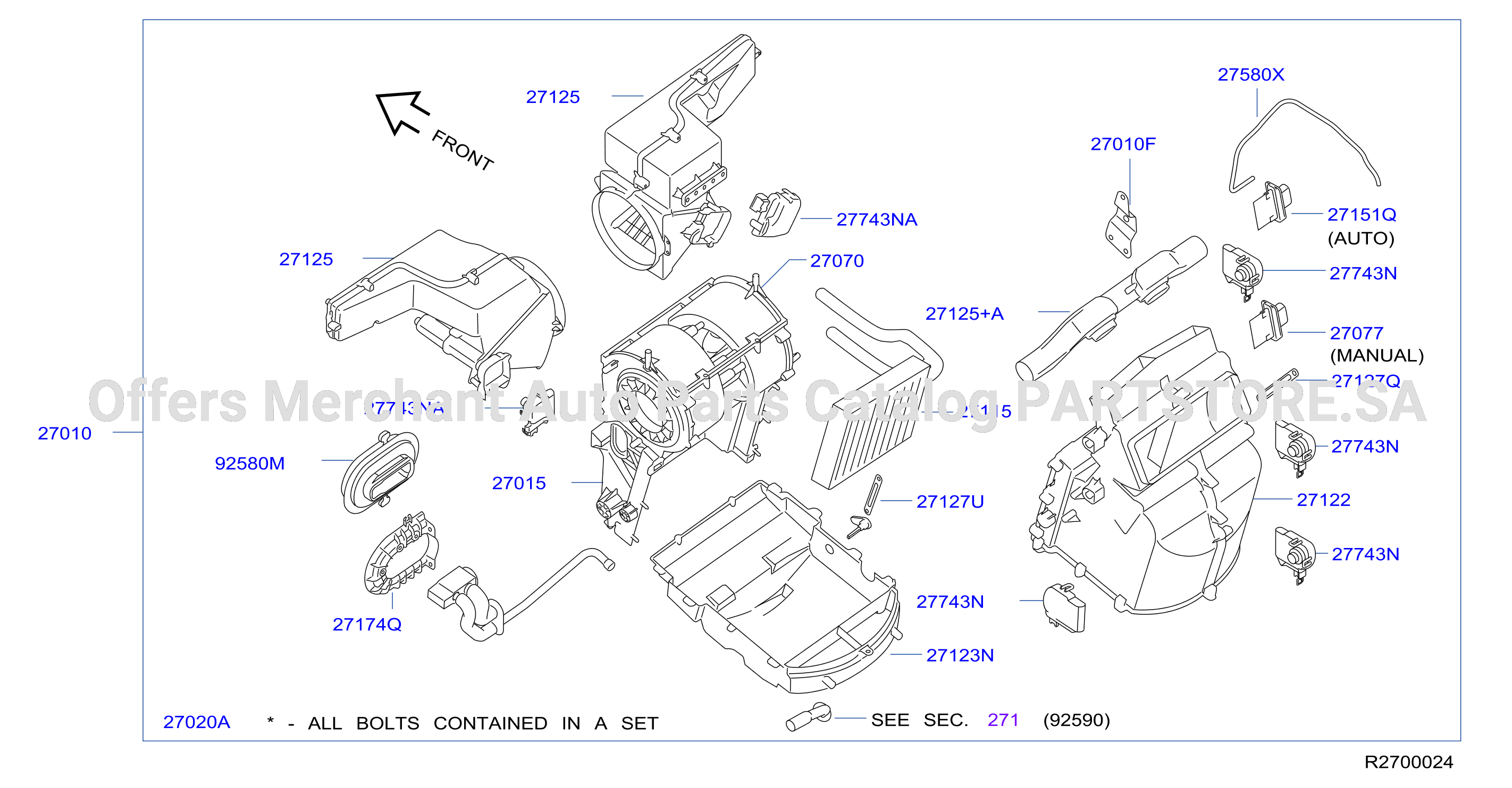 Heater Blower Unit Heater Fr