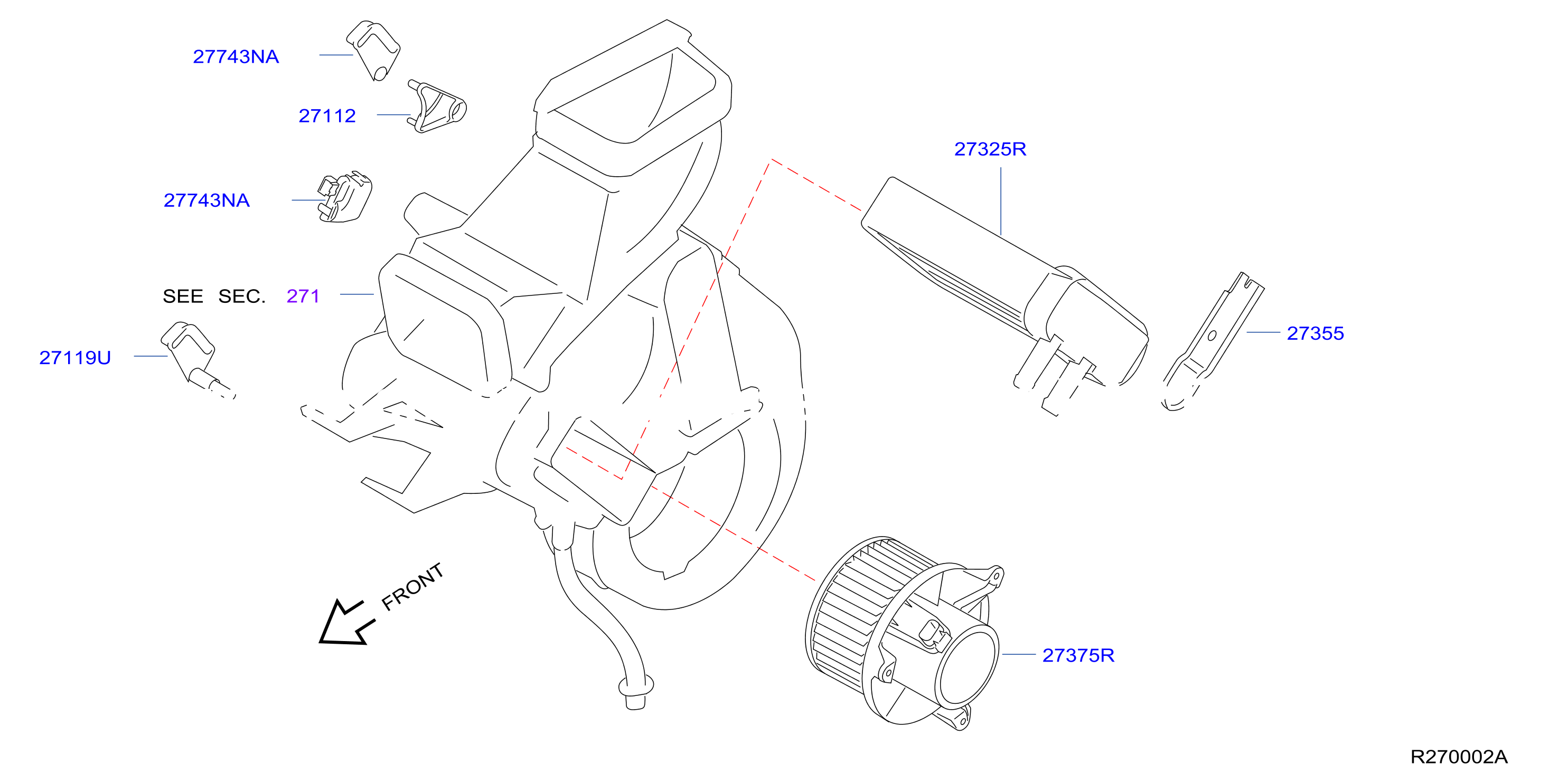 Heater Blower Unit Blower Unit