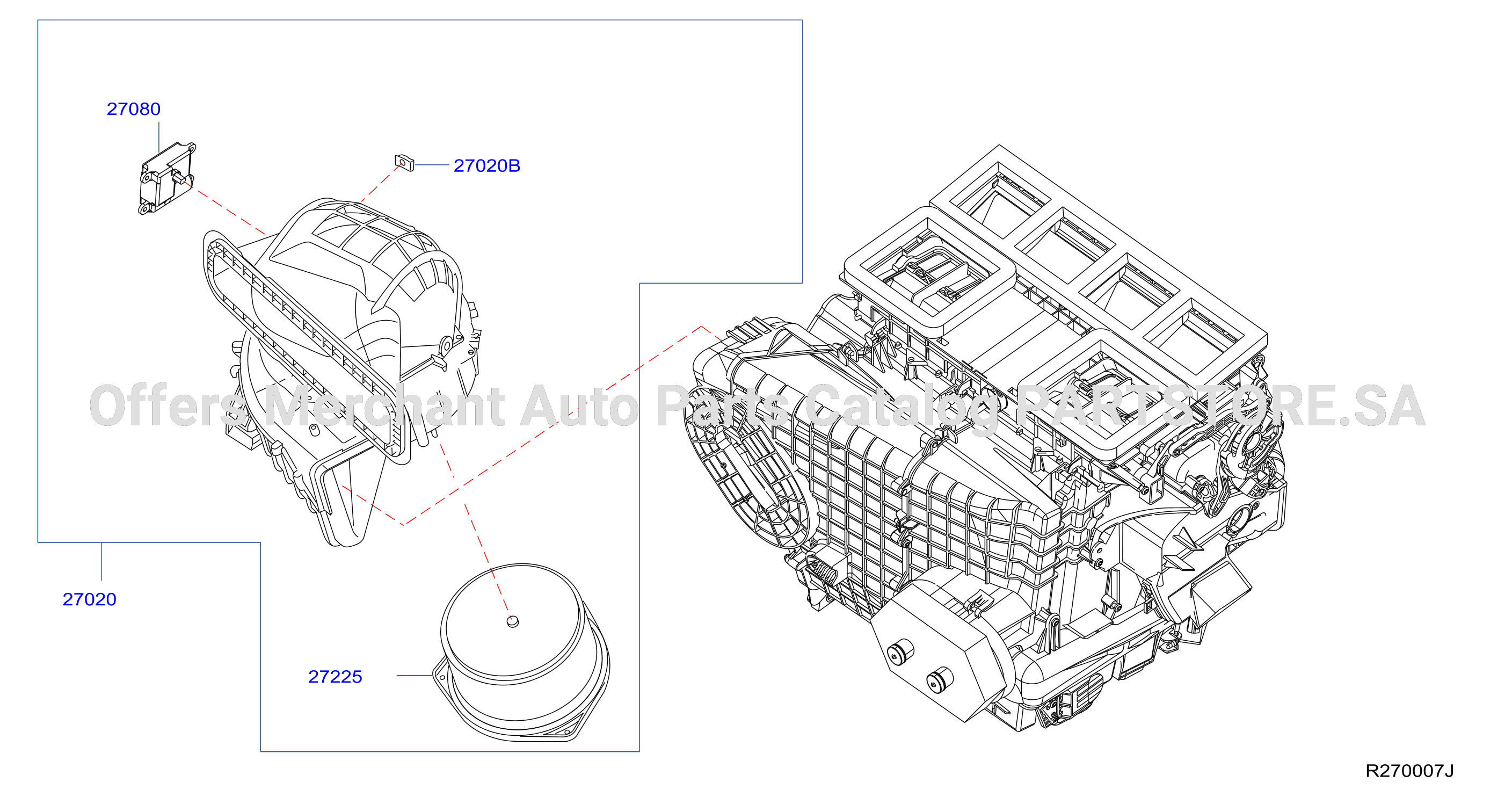 Heater Blower Unit Blower Unit