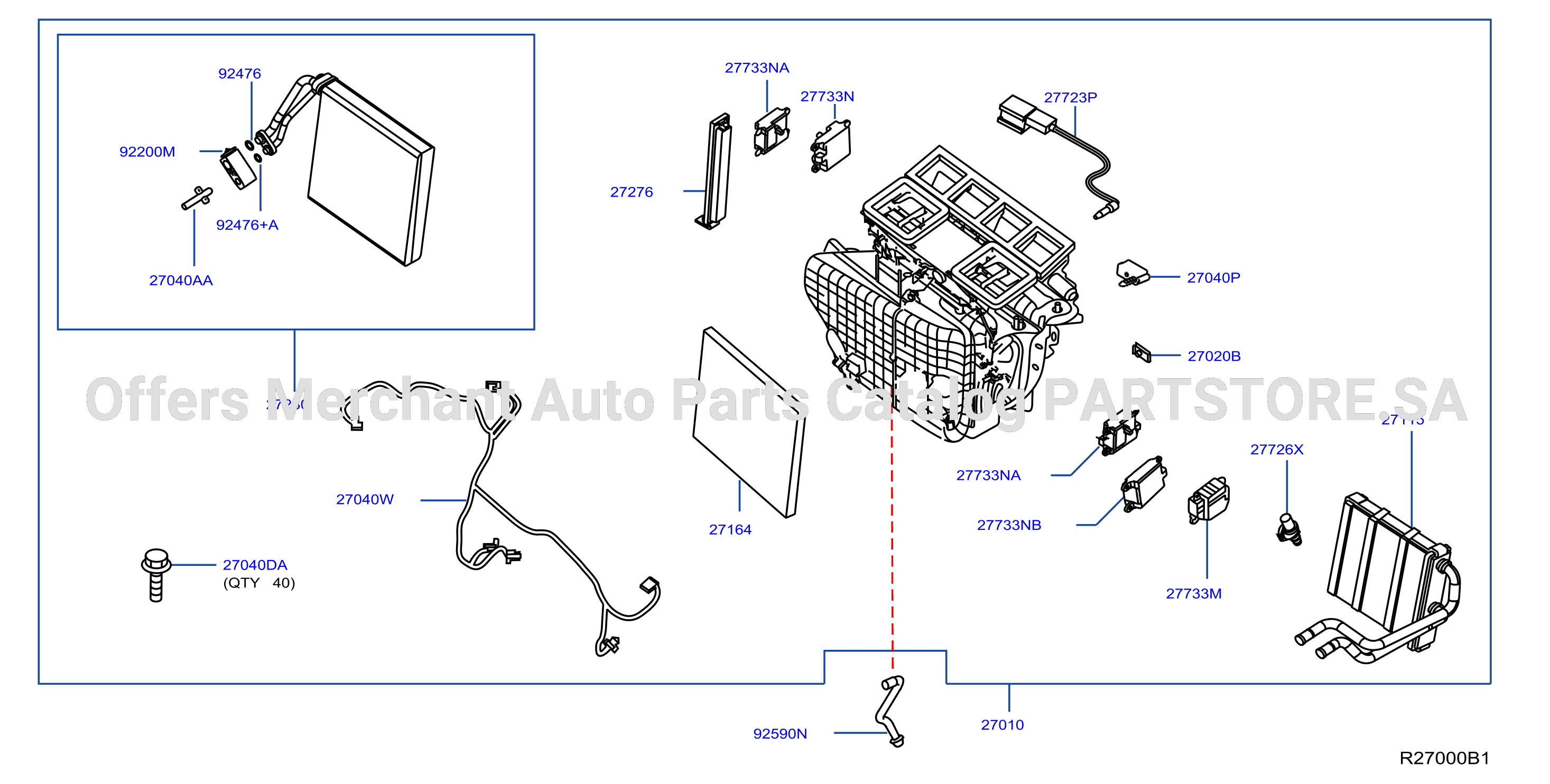 Heater Blower Unit Heater Fr