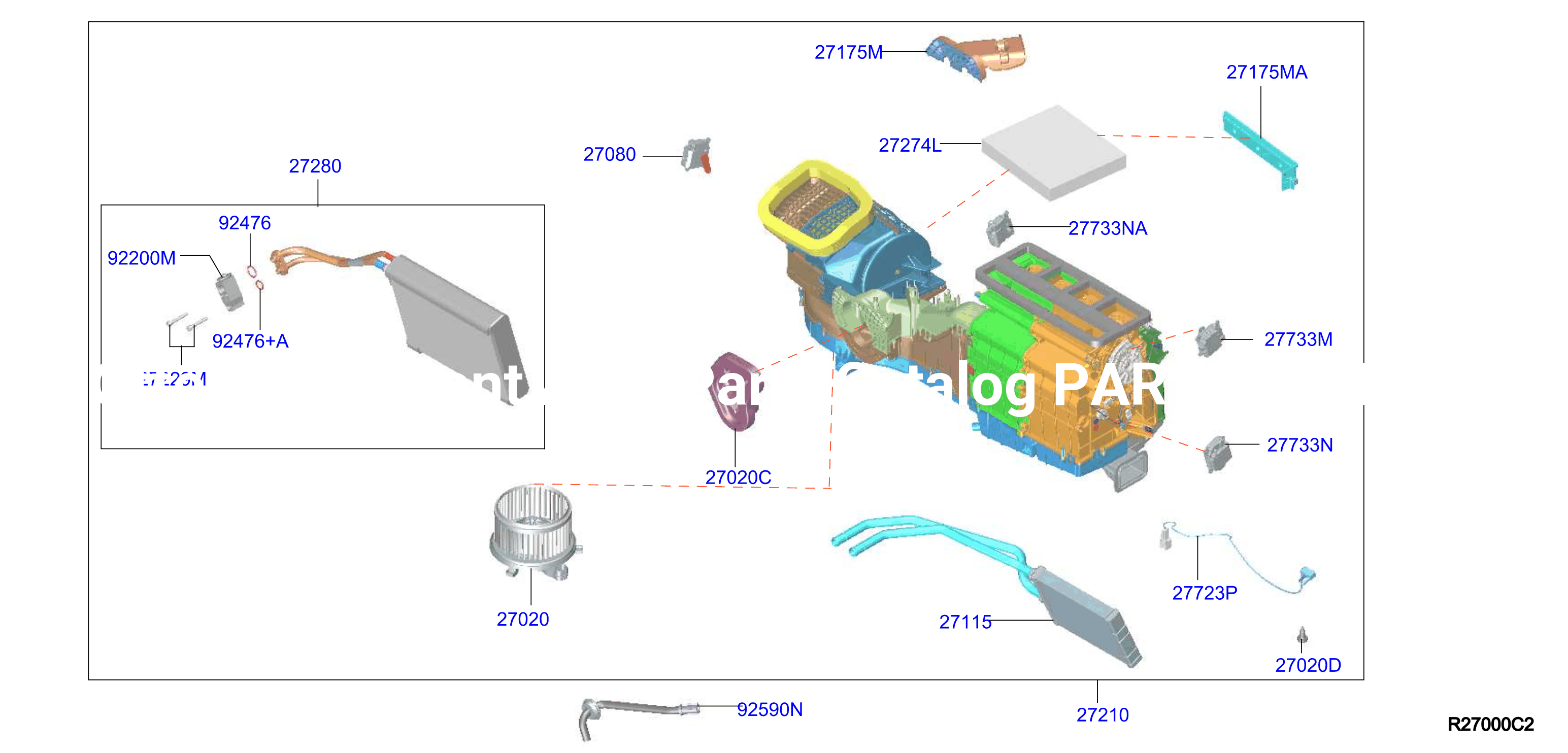 Heater Blower Unit Heater Fr