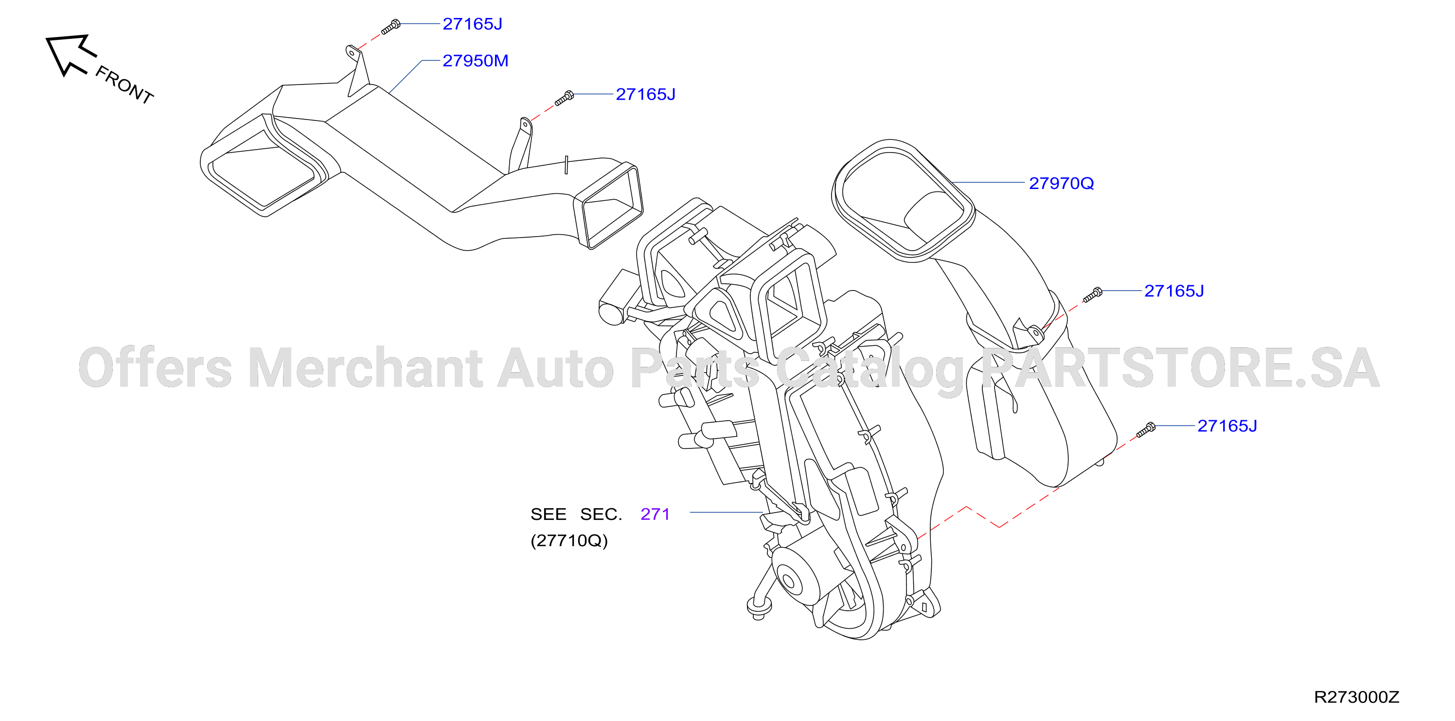 Nozzle Duct Rear