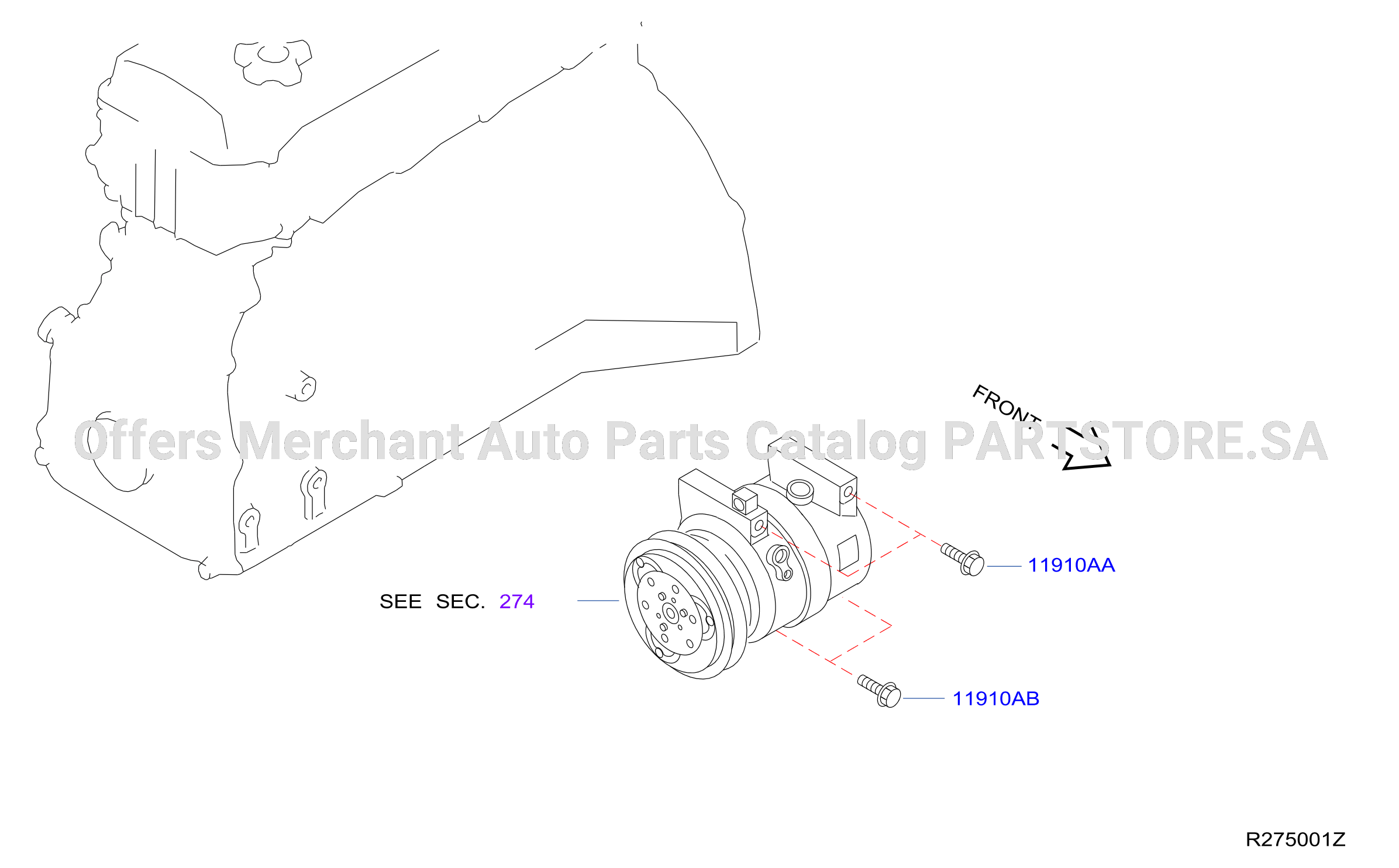 Compressor Mounting Fitting