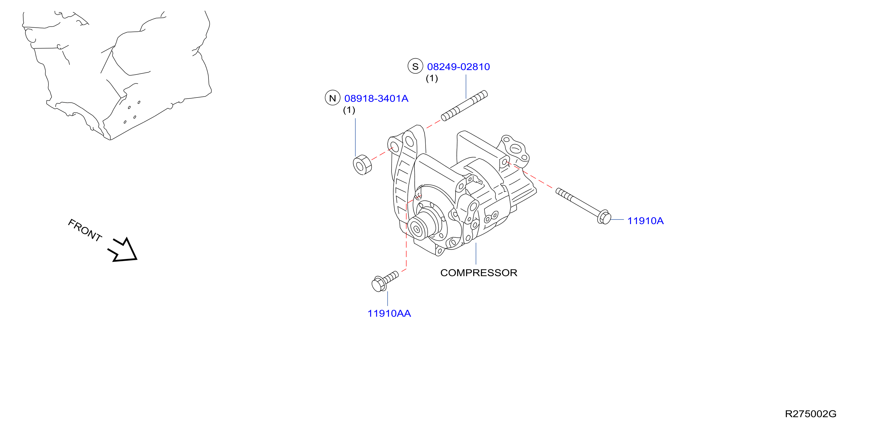 Compressor Mounting Fitting Compressor Moumting Fitting