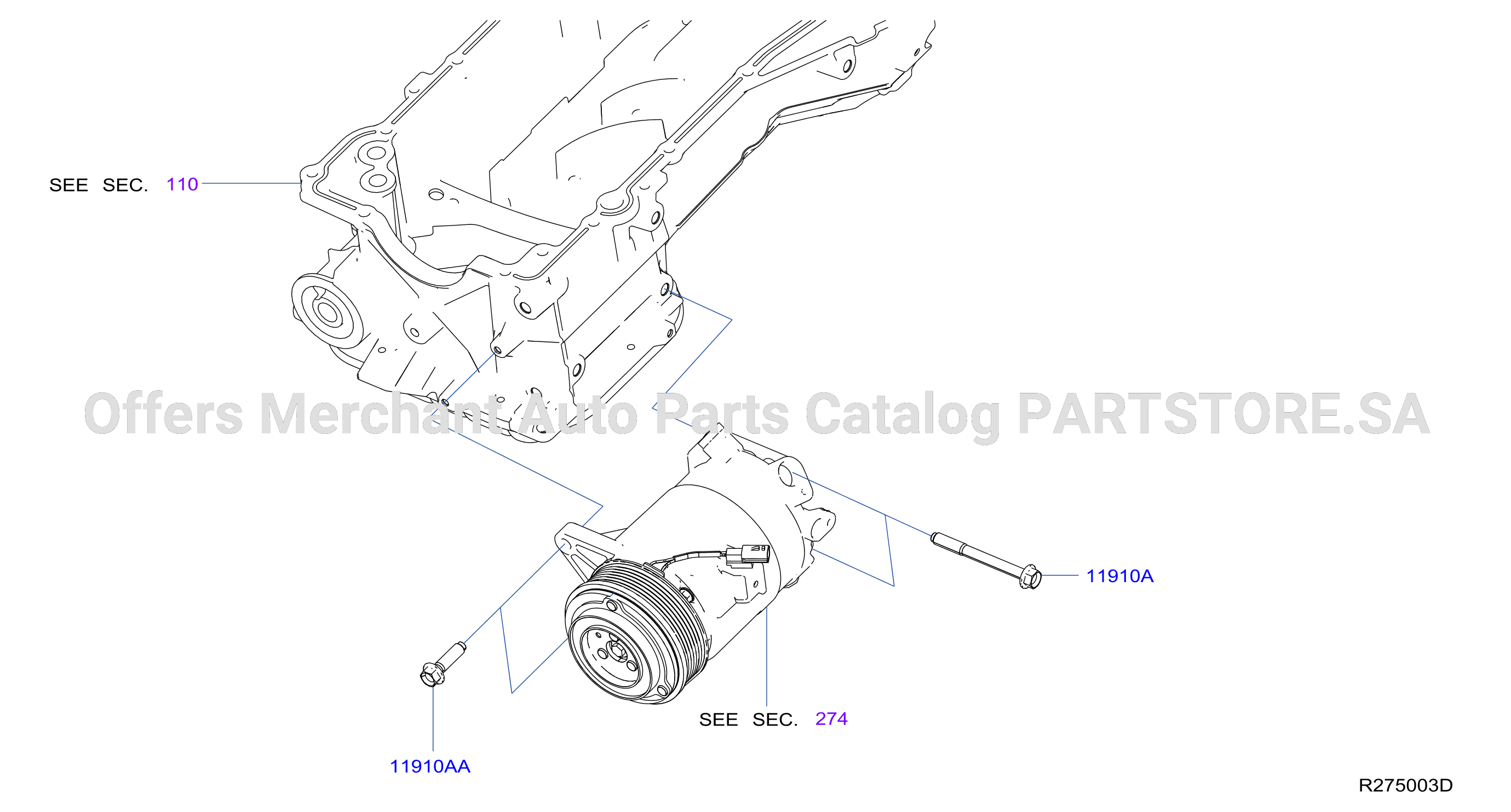 Compressor Mounting Fitting Compressor Mounting