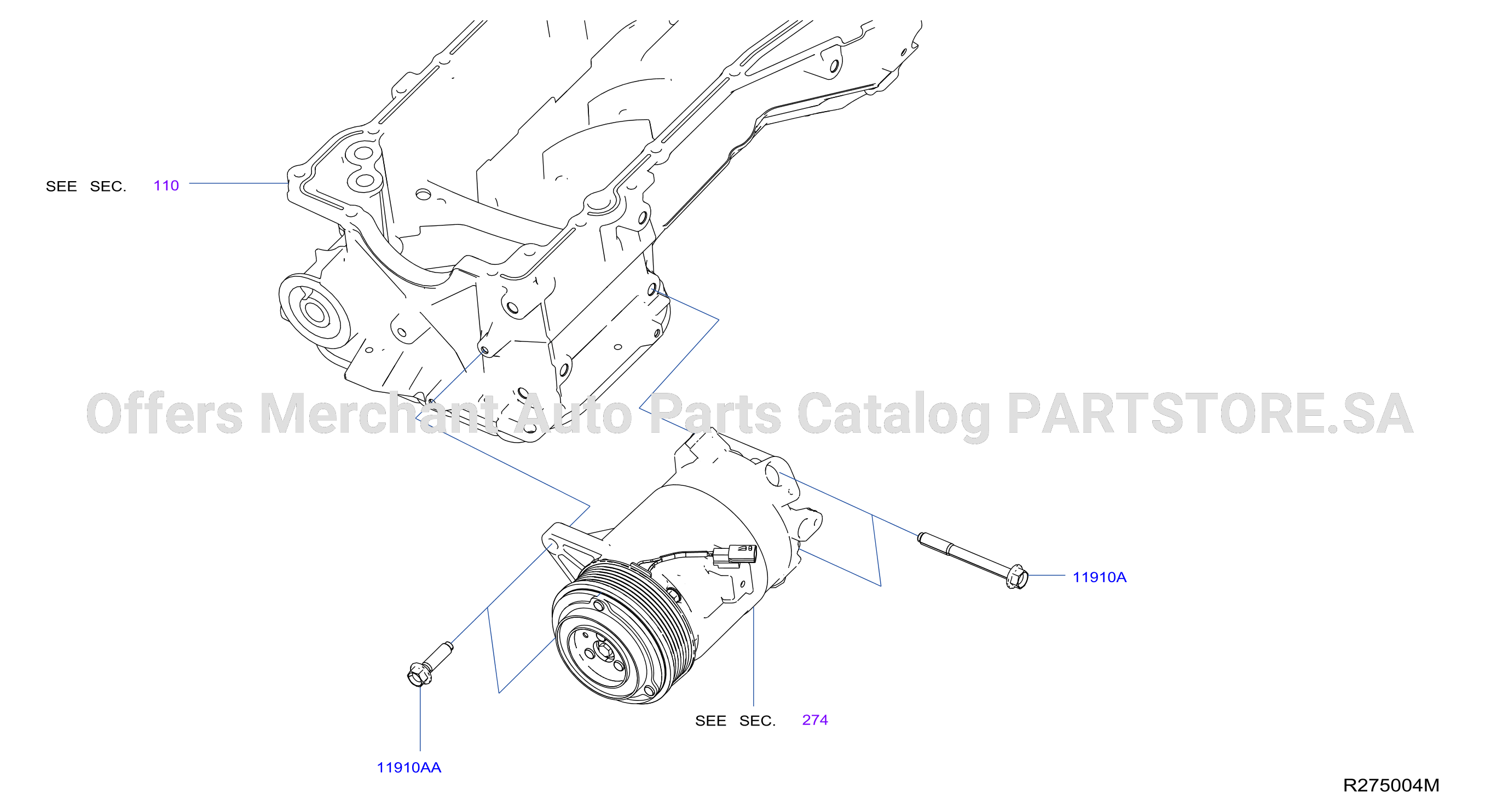 Compressor Mounting Fitting