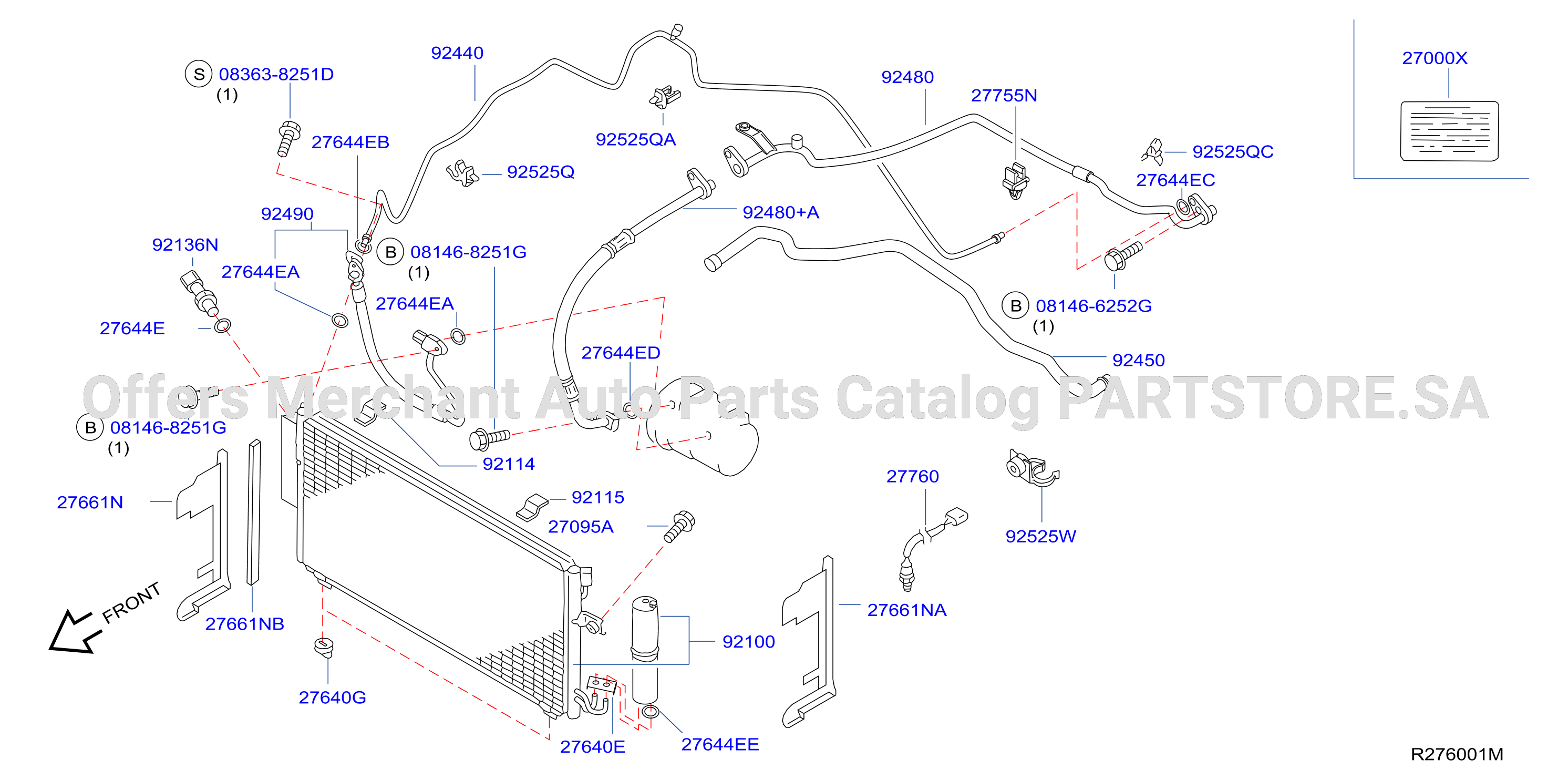 Condenser Liquid Tank Piping