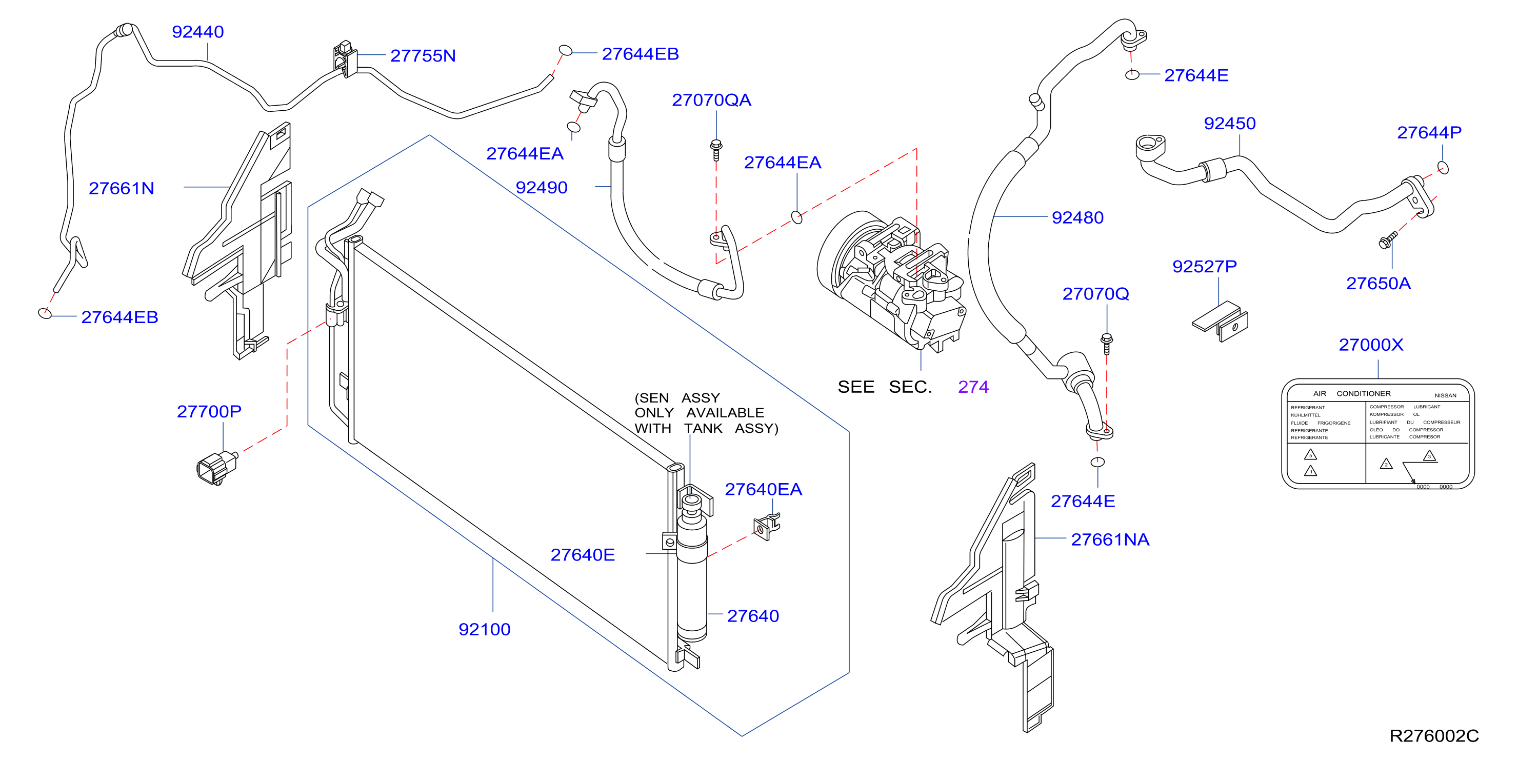 Condenser Liquid Tank Piping