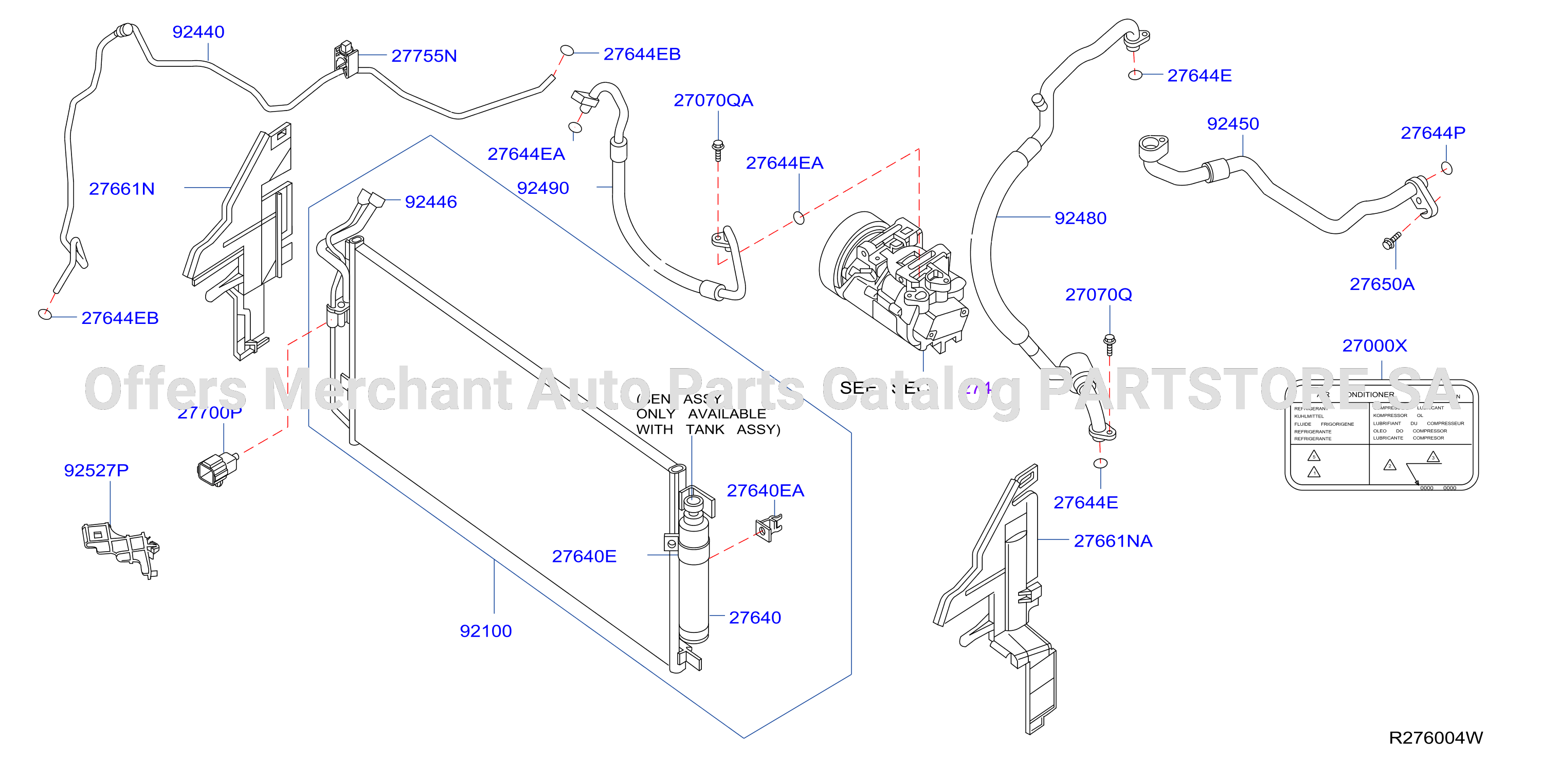 Condenser Liquid Tank Piping