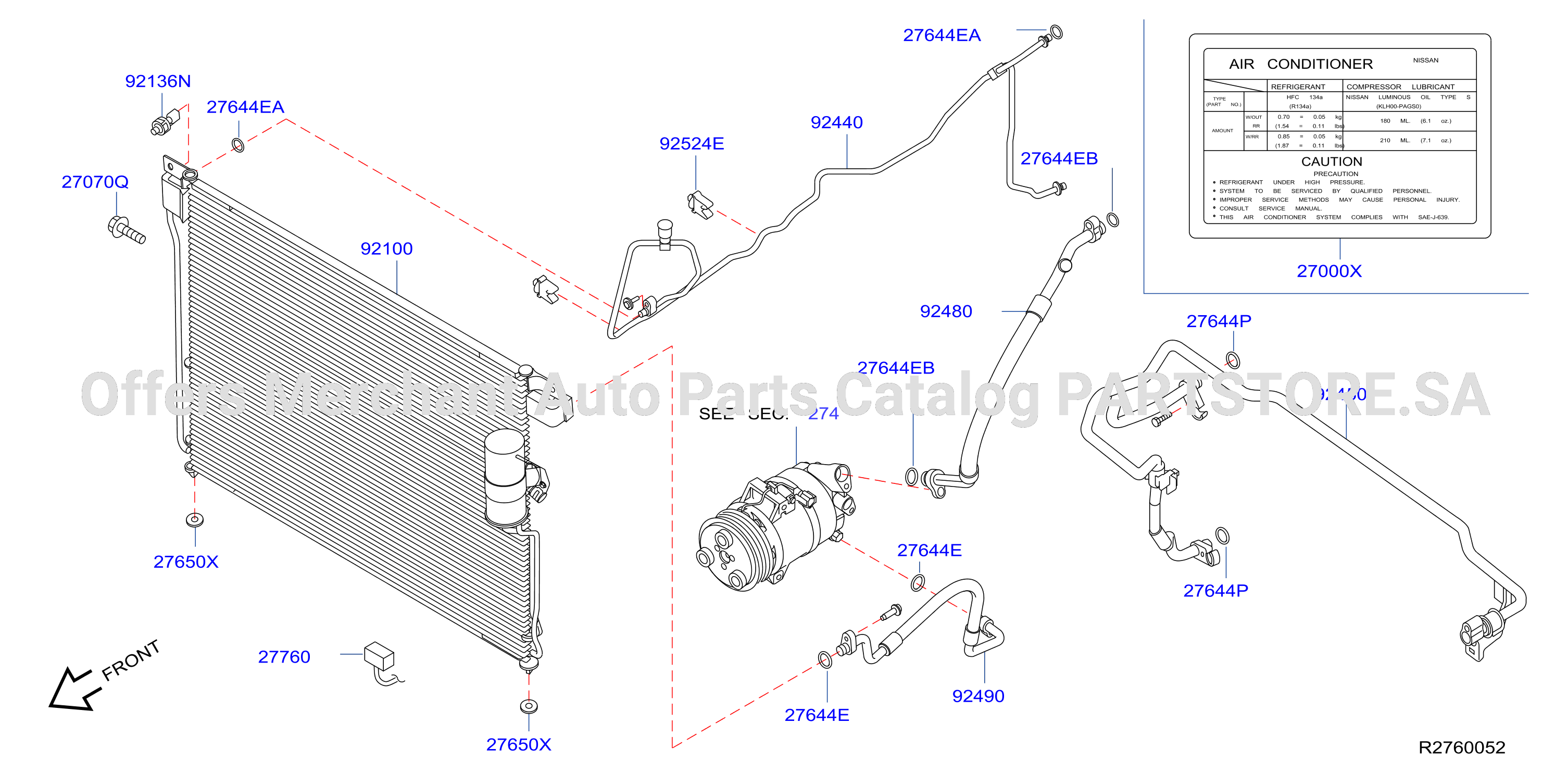 Condenser Liquid Tank Piping