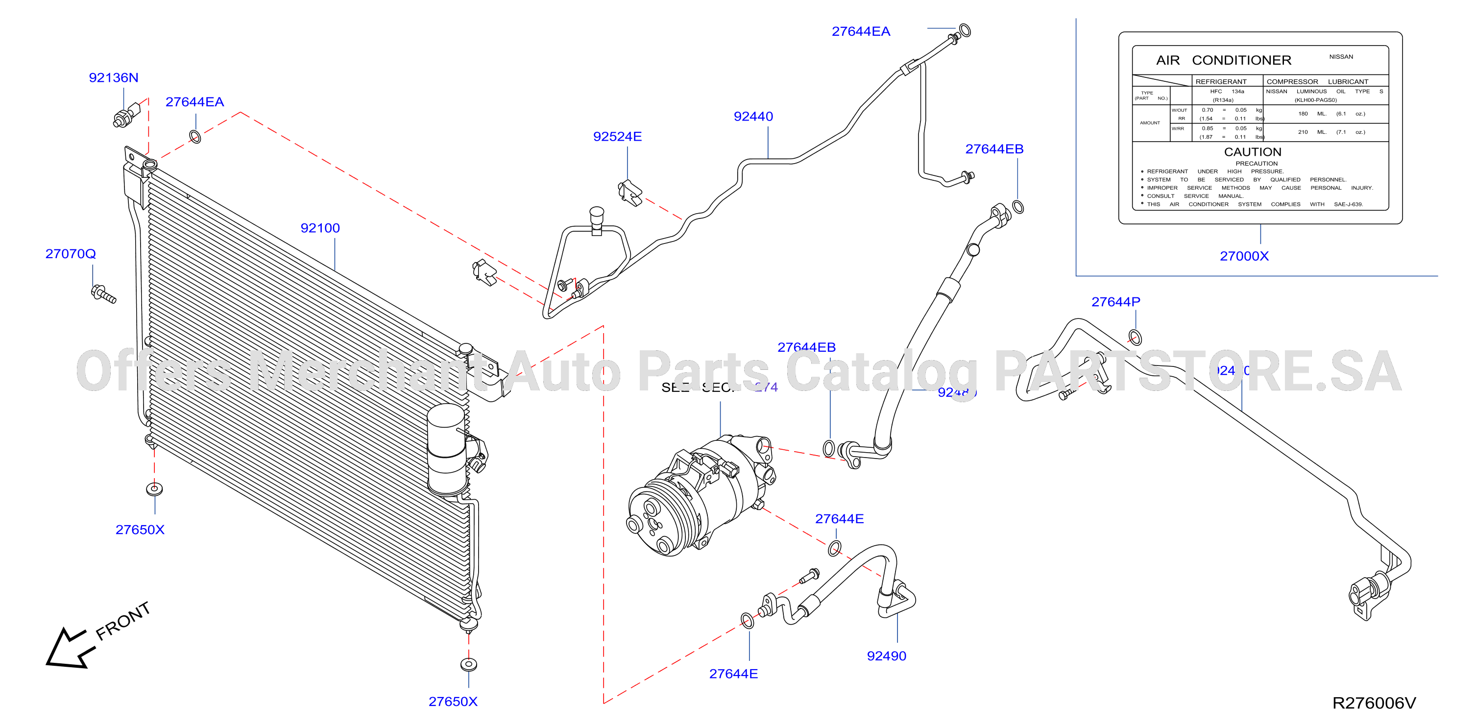 Condenser Liquid Tank Piping
