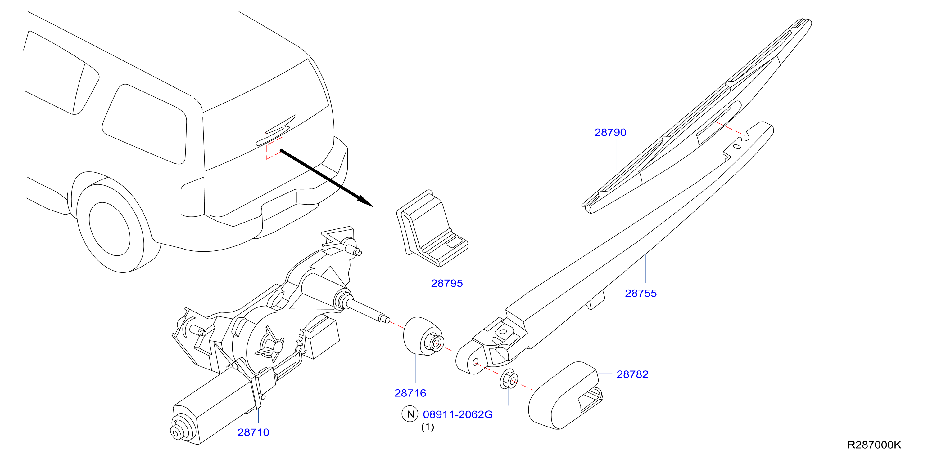 Rear Window Wiper