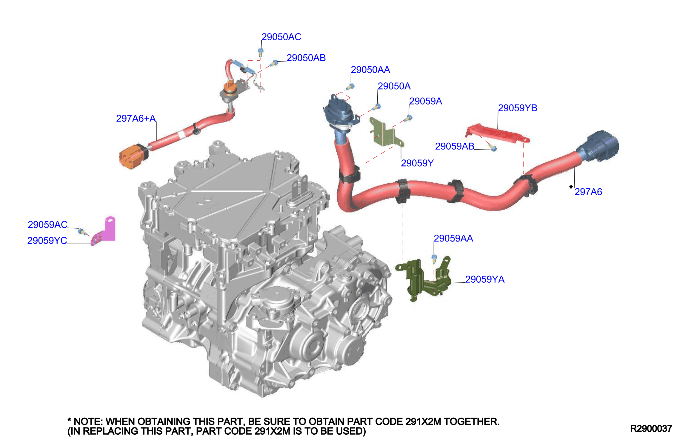 Electric Vehicle Drive System Cable Assy