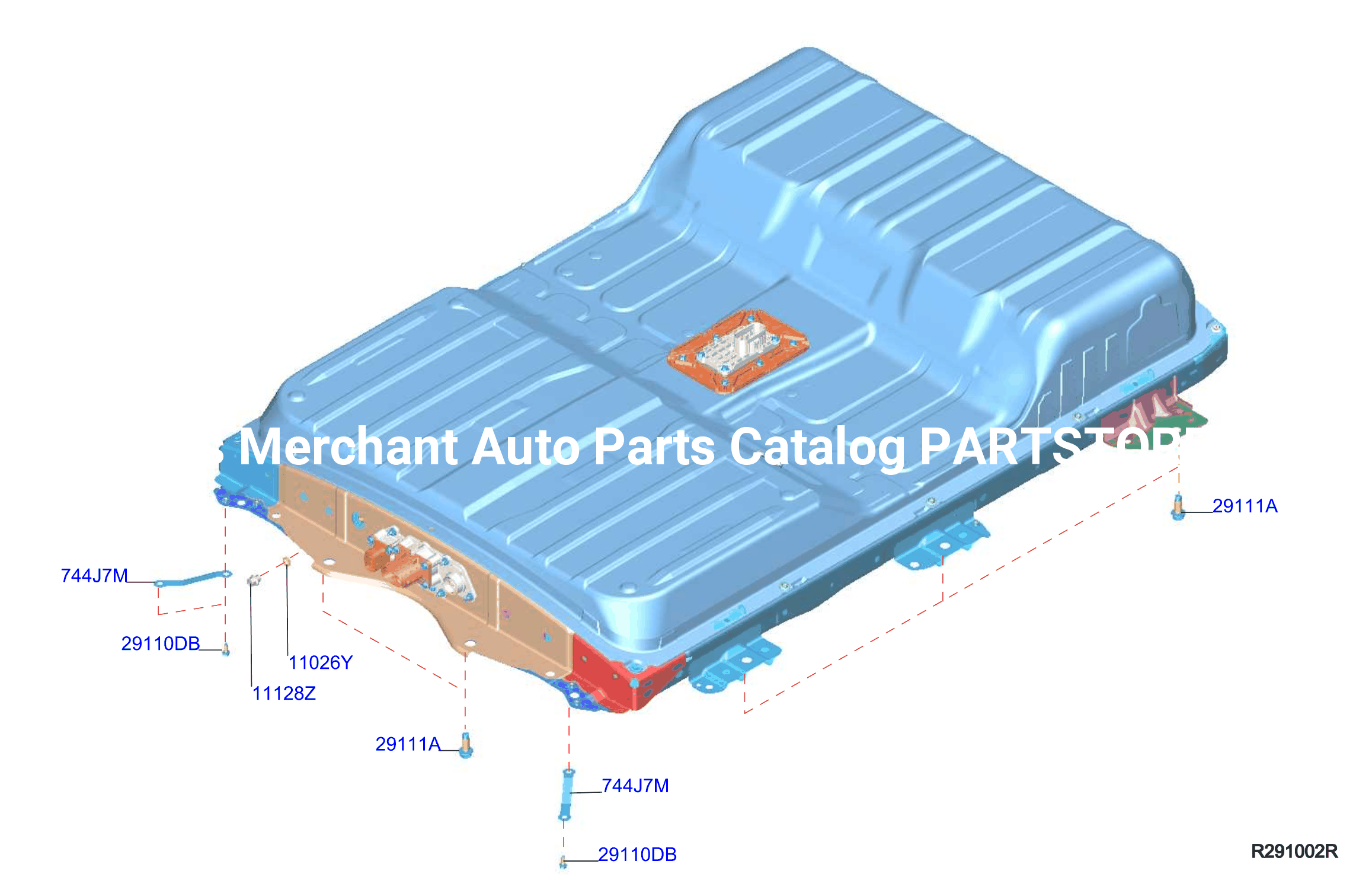 Electric Vehicle Battery Bat Case Fix Parts