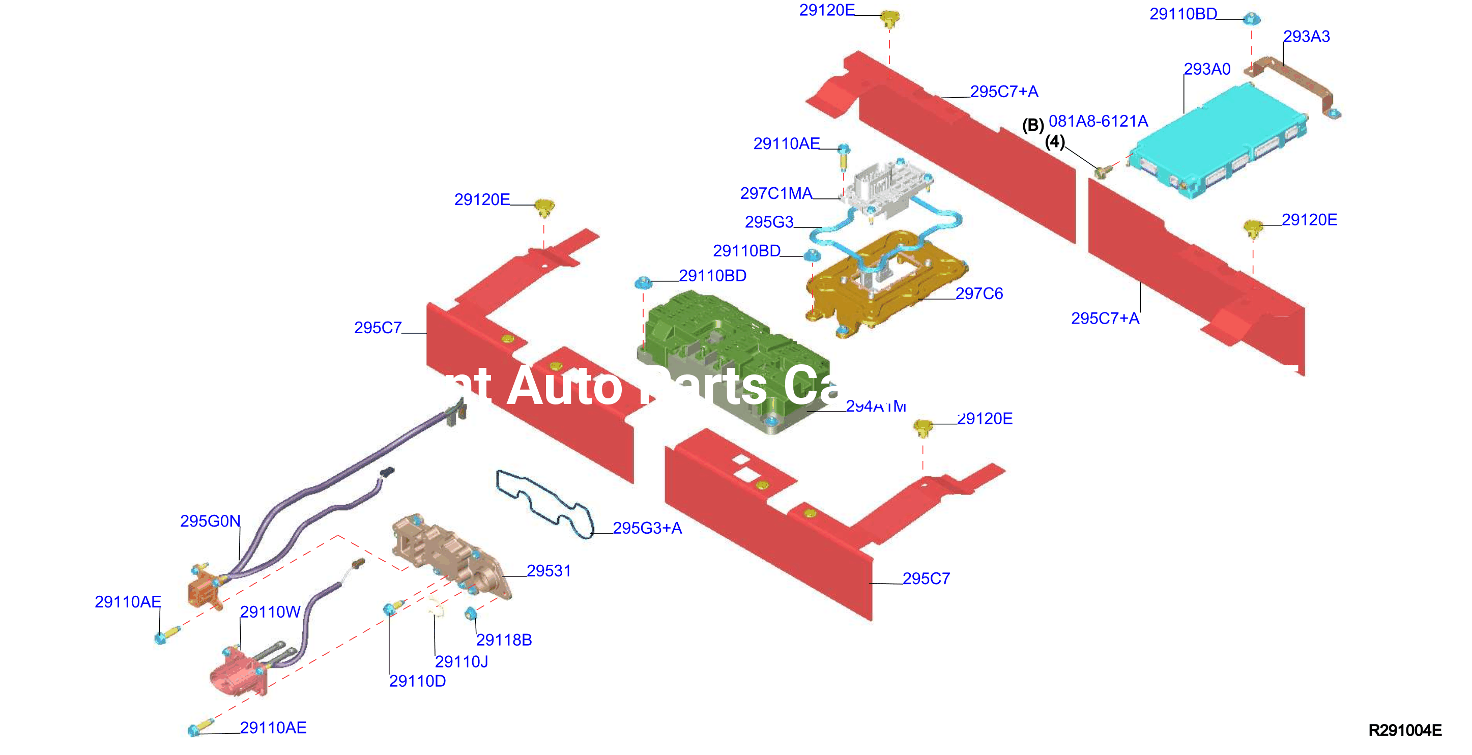 Electric Vehicle Battery Battery Connectors And Control Module