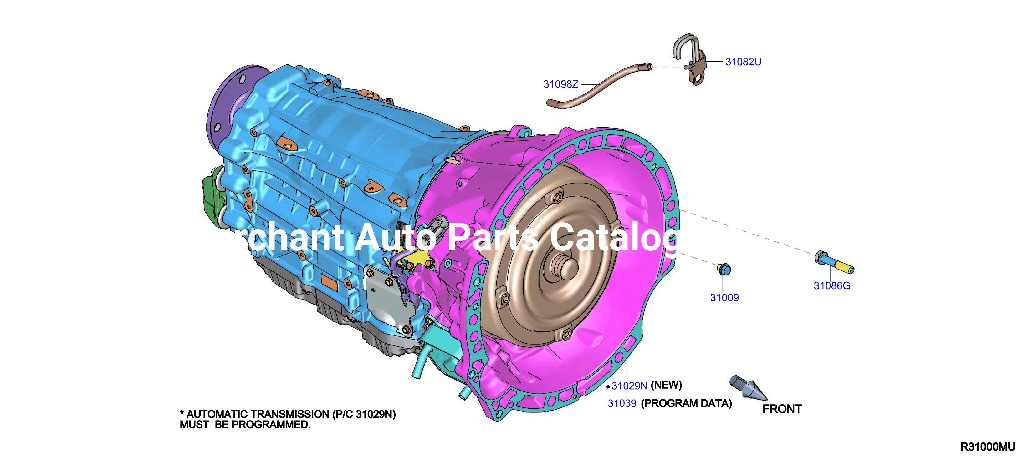 Auto Transmission Transaxle Fitting Assembly Fitting Parts