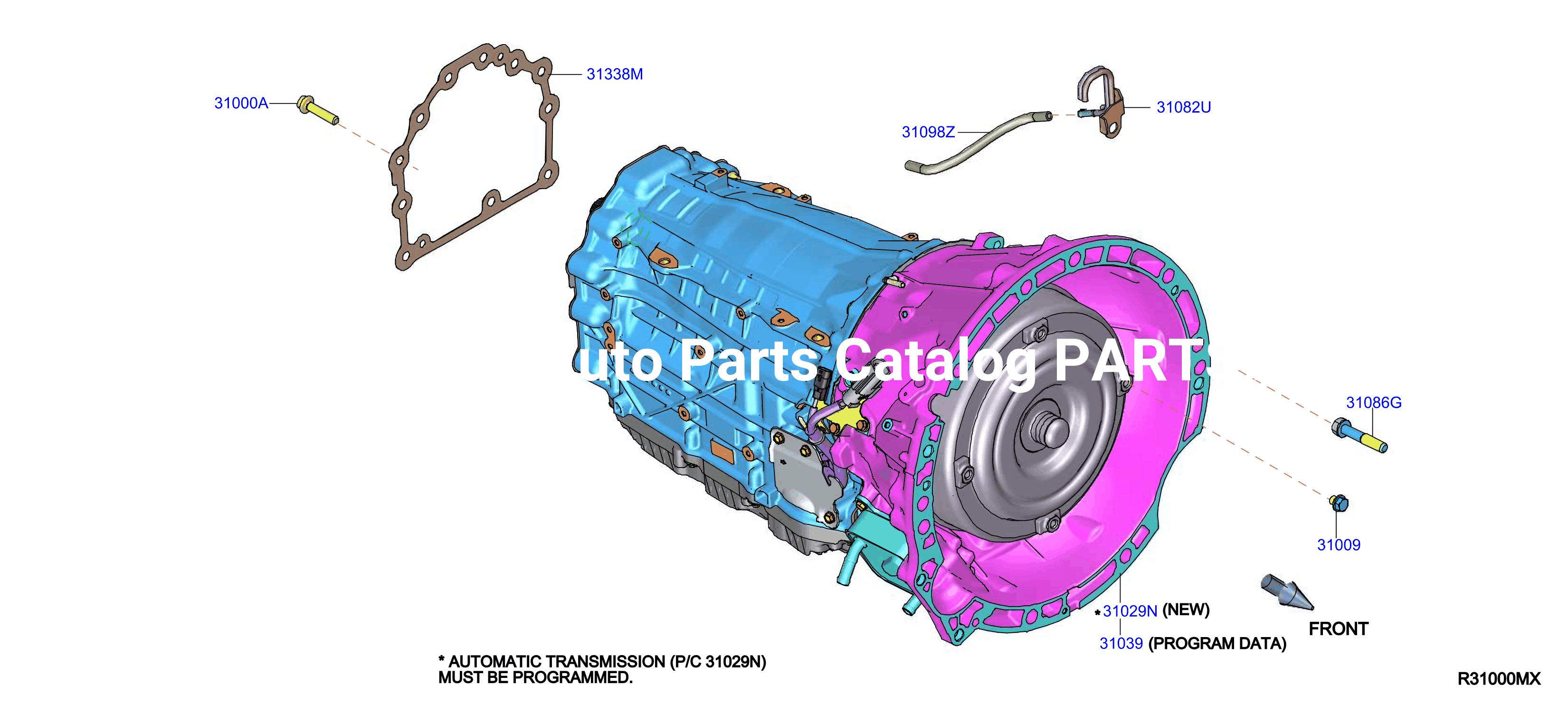 Auto Transmission Transaxle Fitting Assembly Fitting Parts