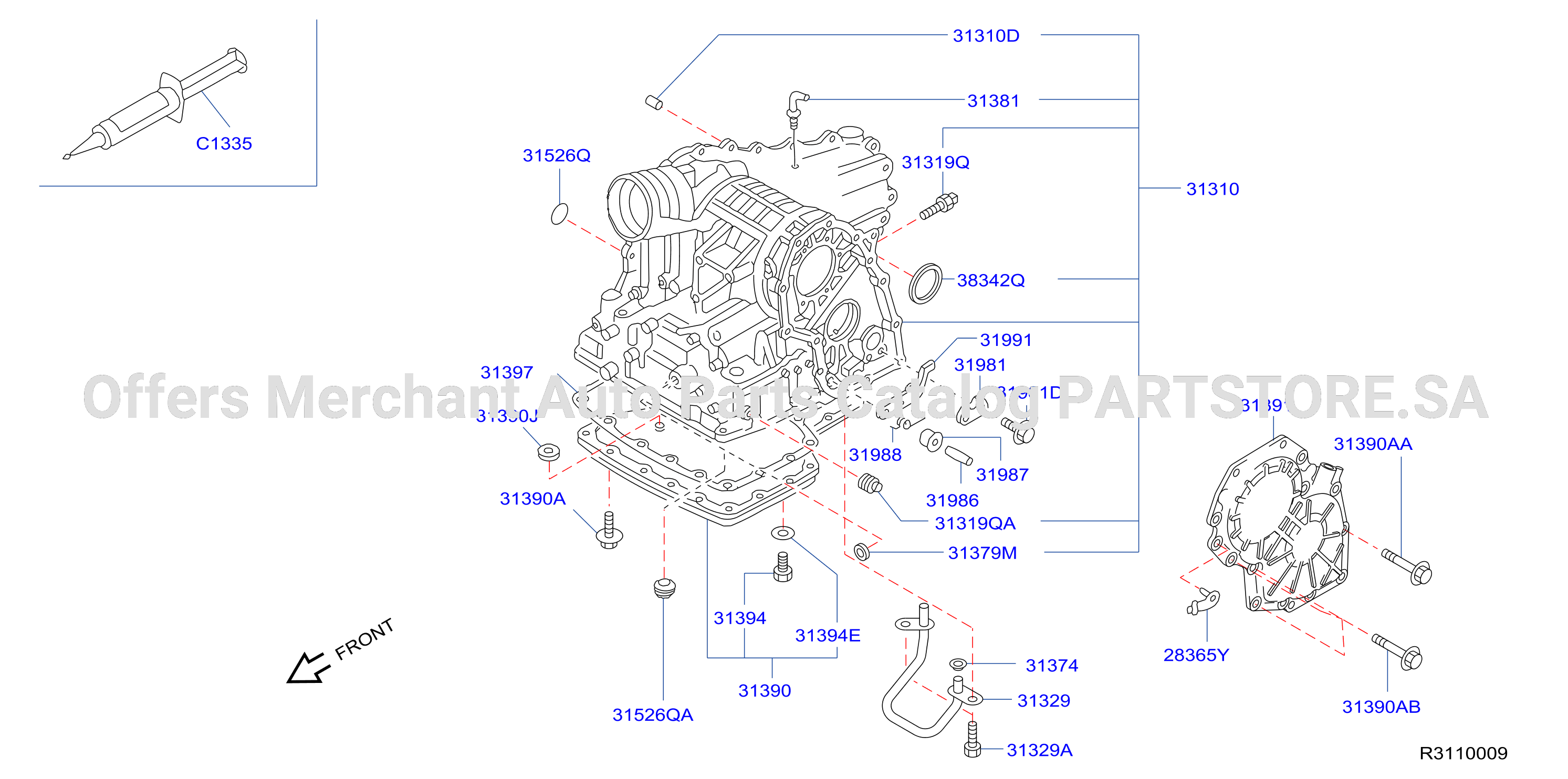 Torque Converter Housing Case Transmission Case