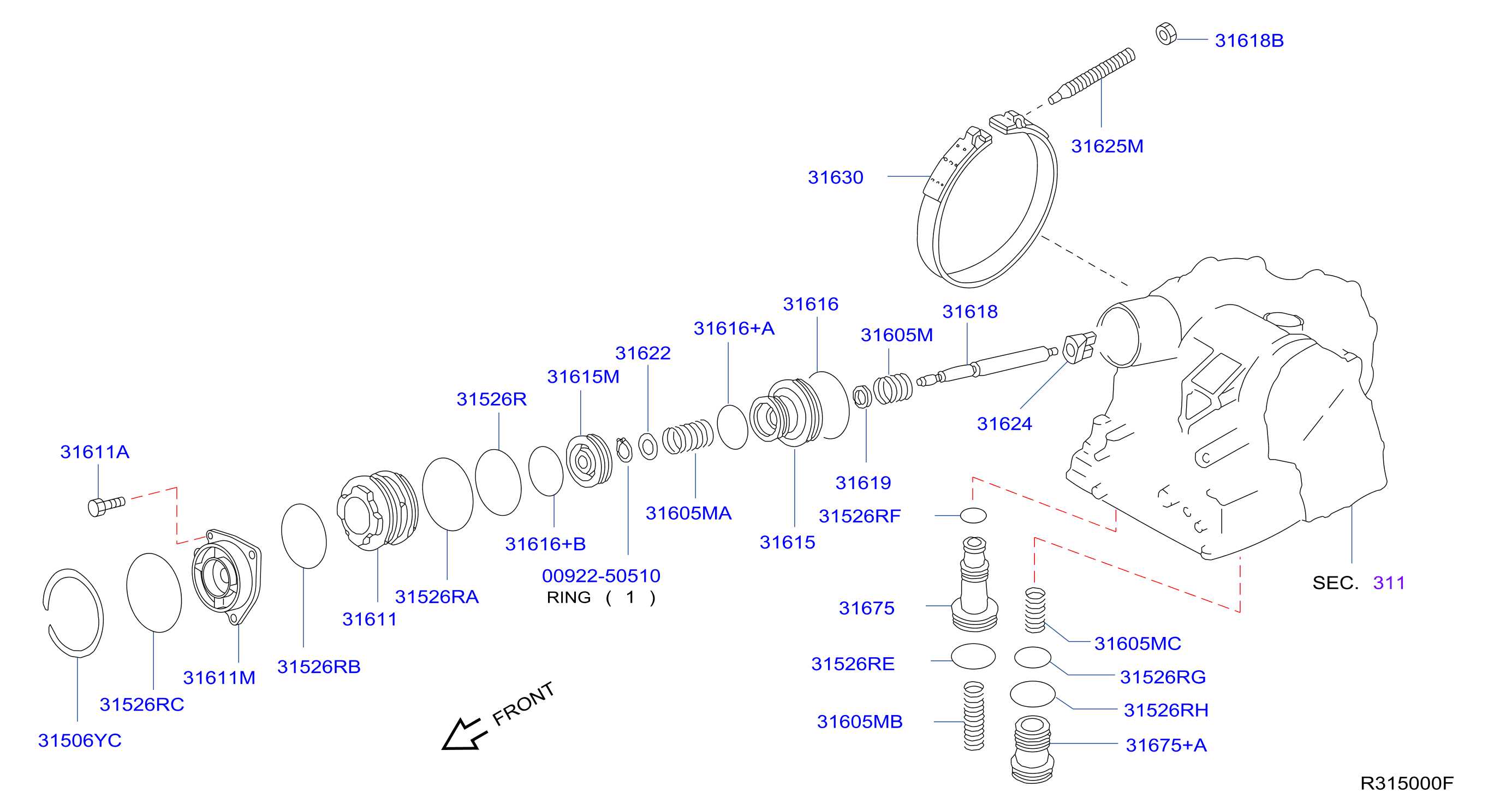 Clutch Band Servo Servo Parts