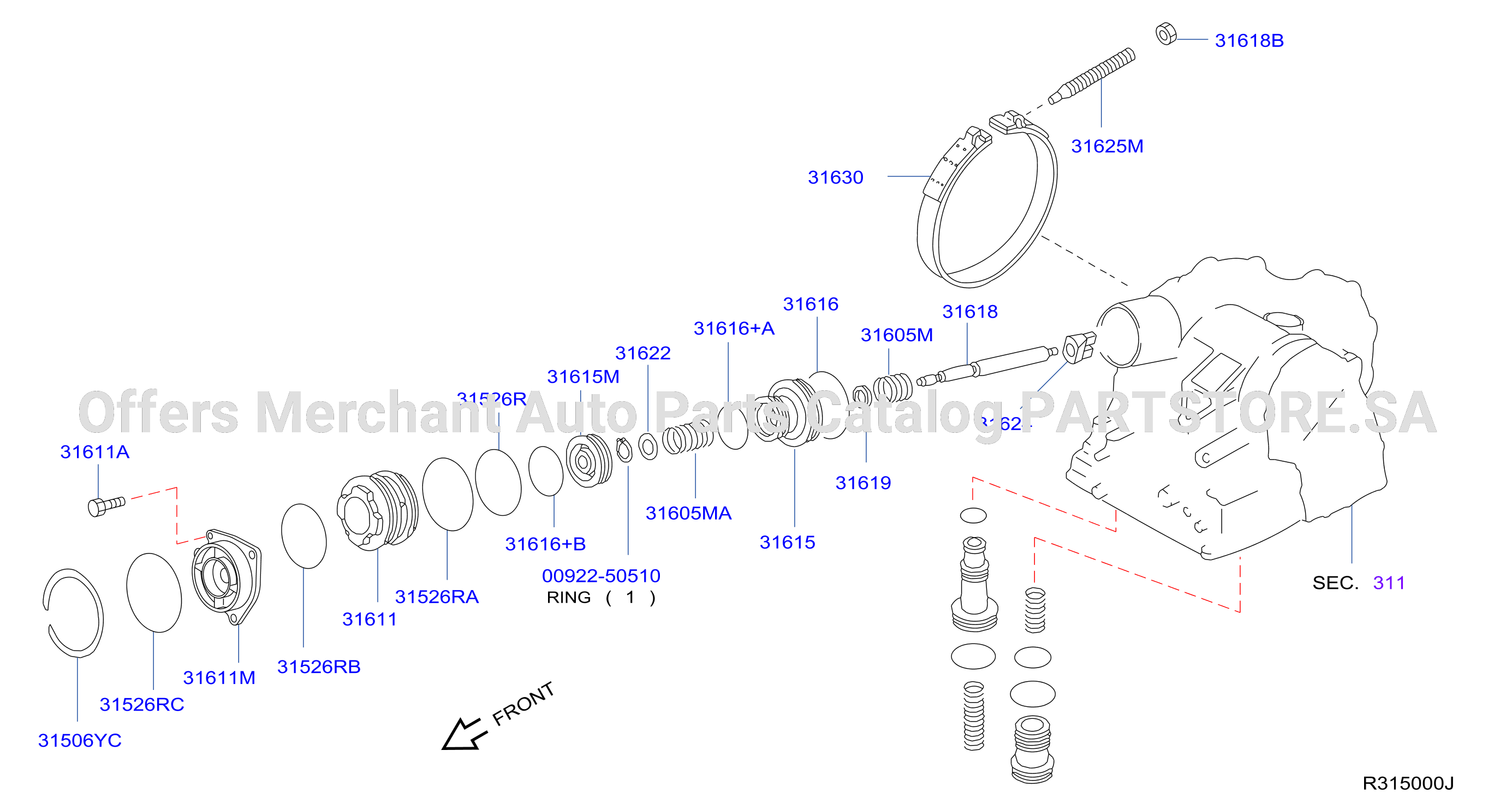 Clutch Band Servo Servo Parts