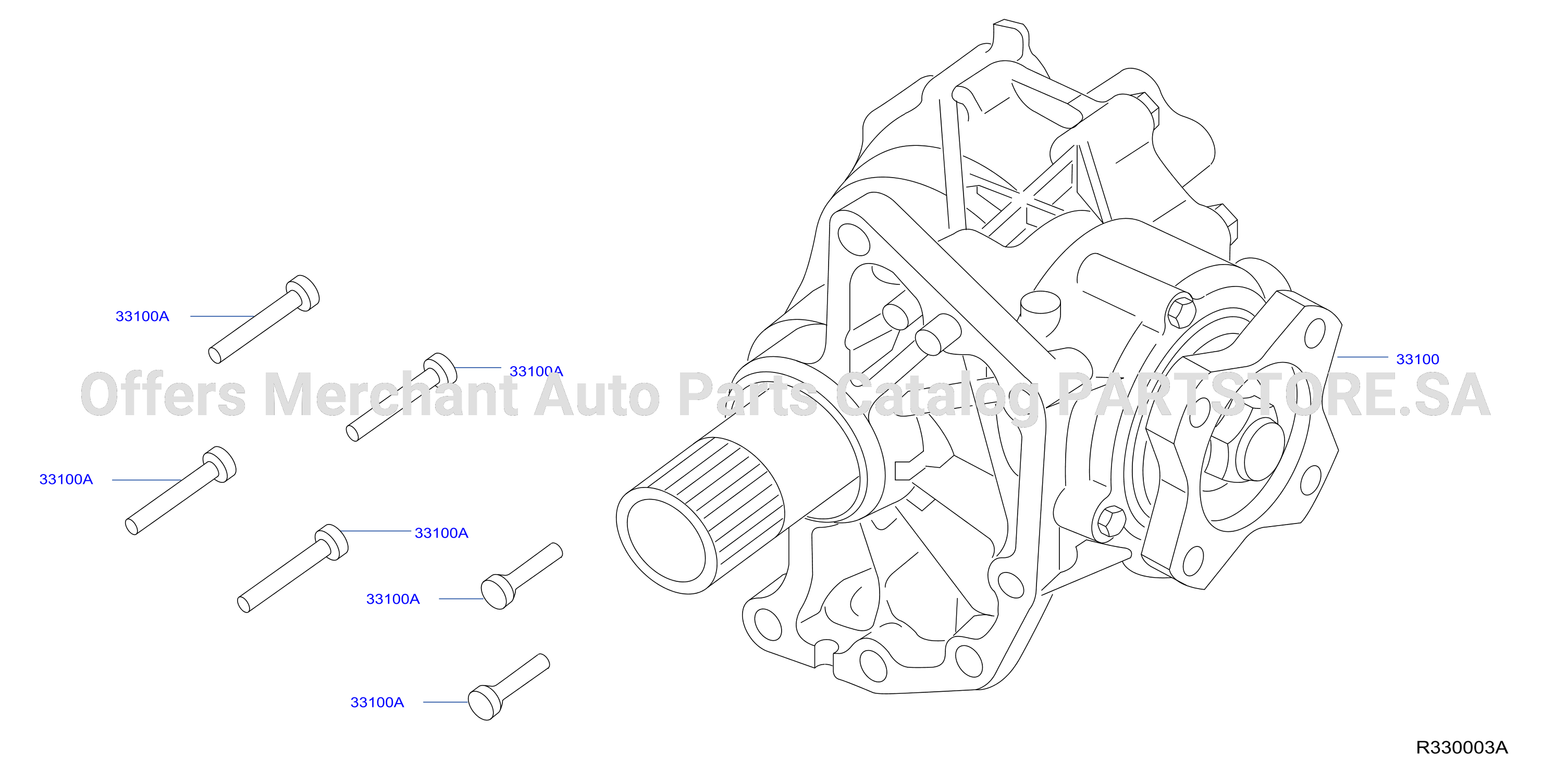 Transfer Assembly Fitting Transfer Case