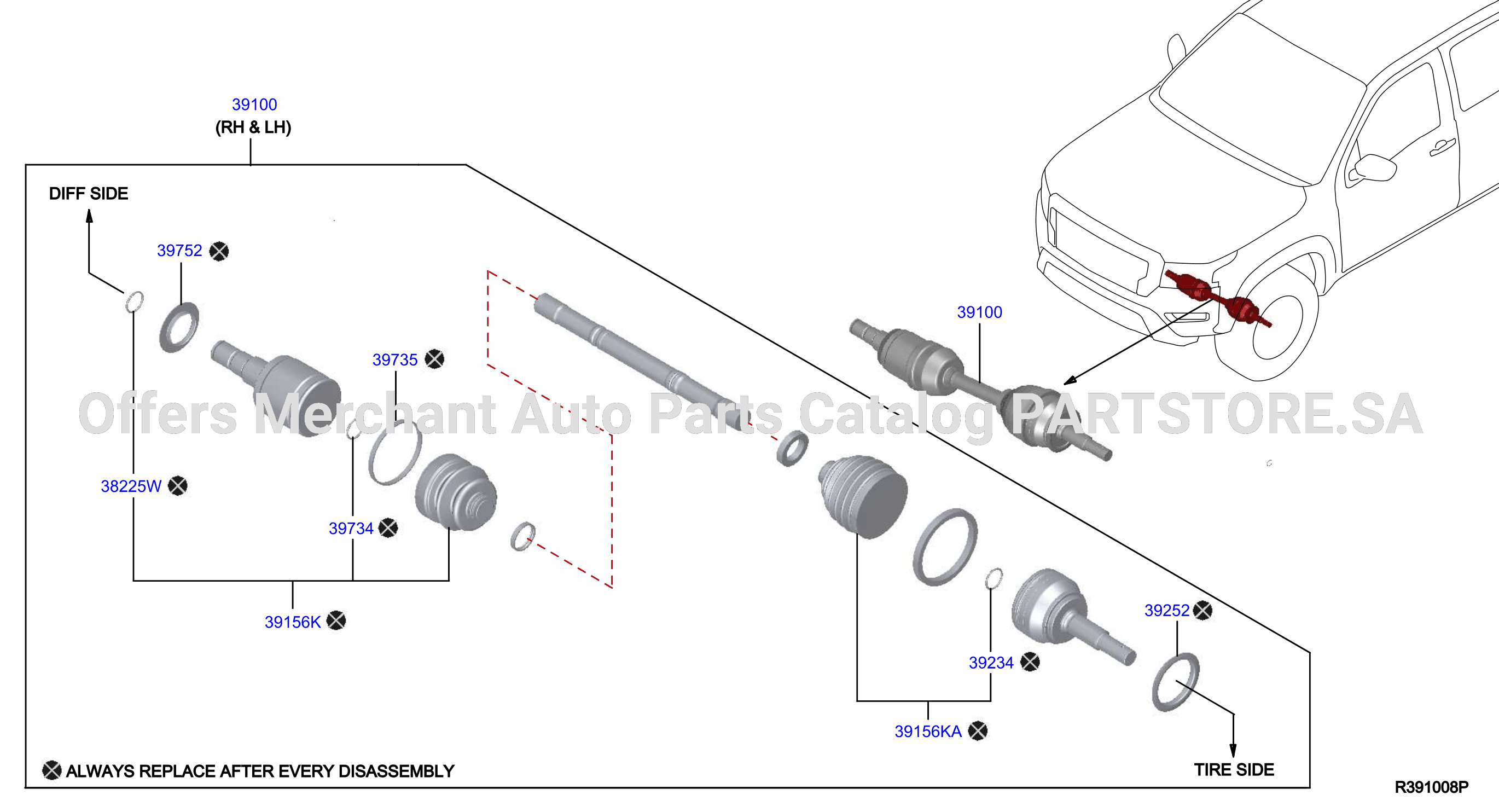 Front Drive Shaft