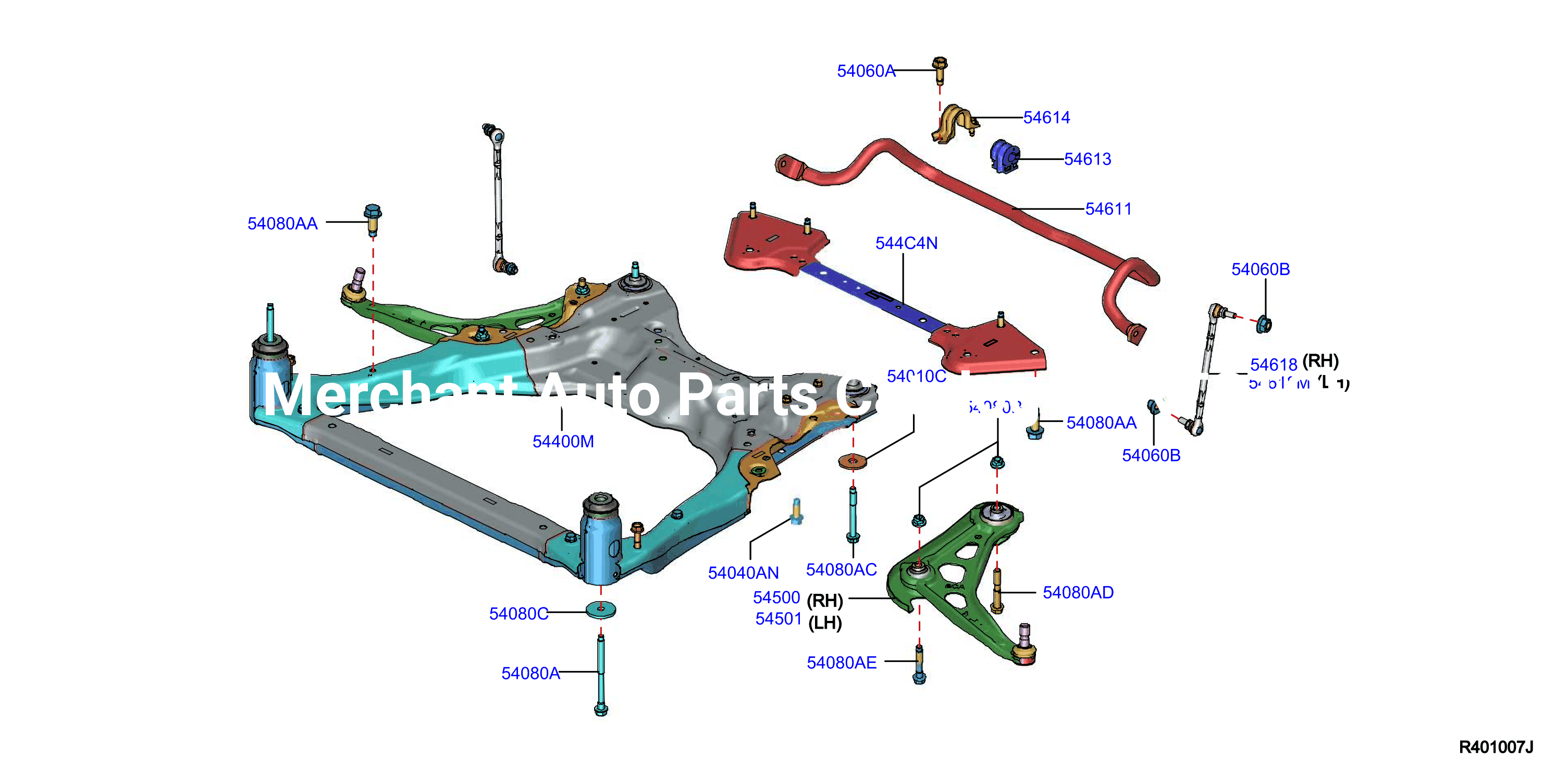 Front Suspension Strut Absorber