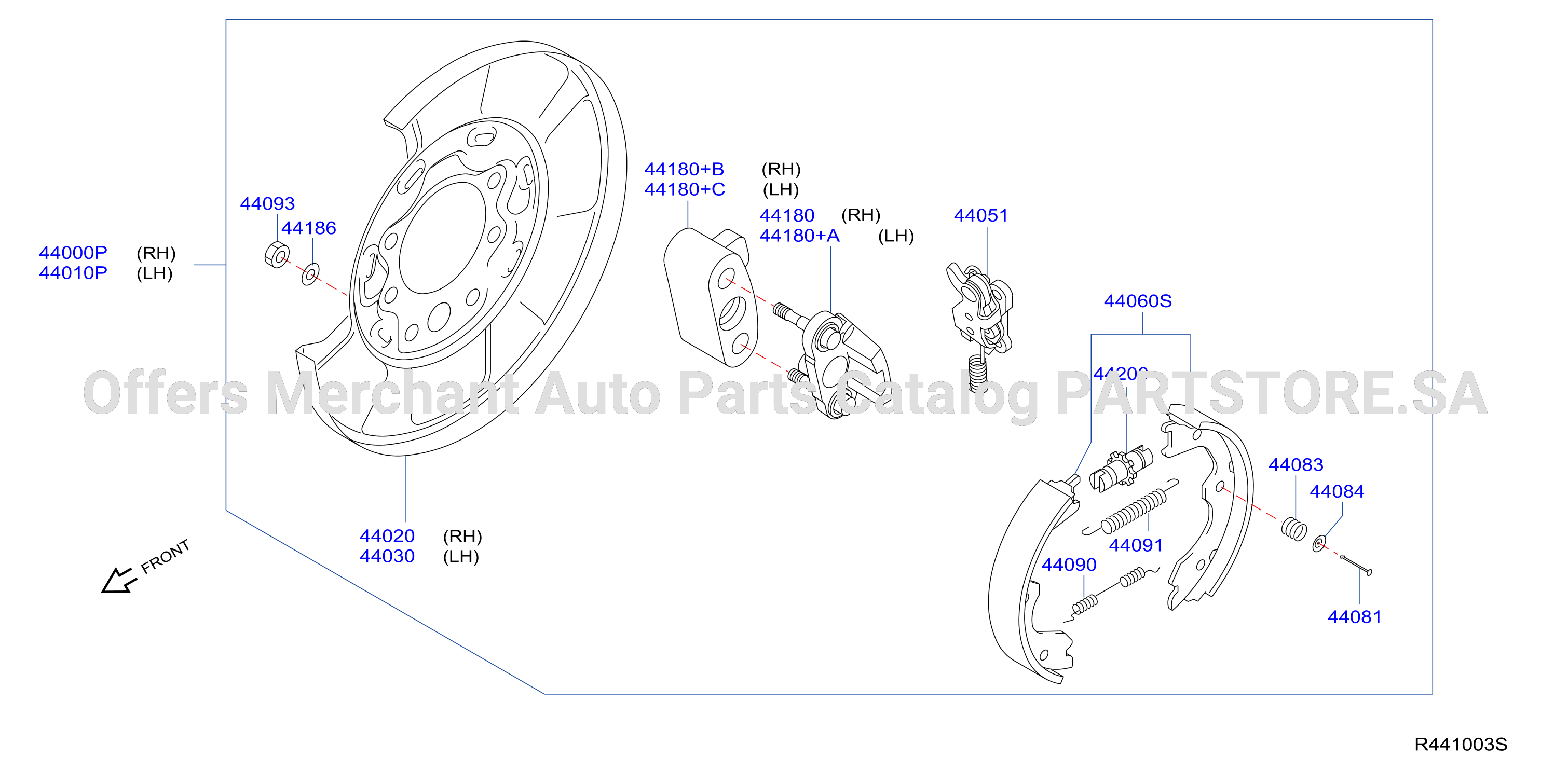 Rear Brake Parking Brake