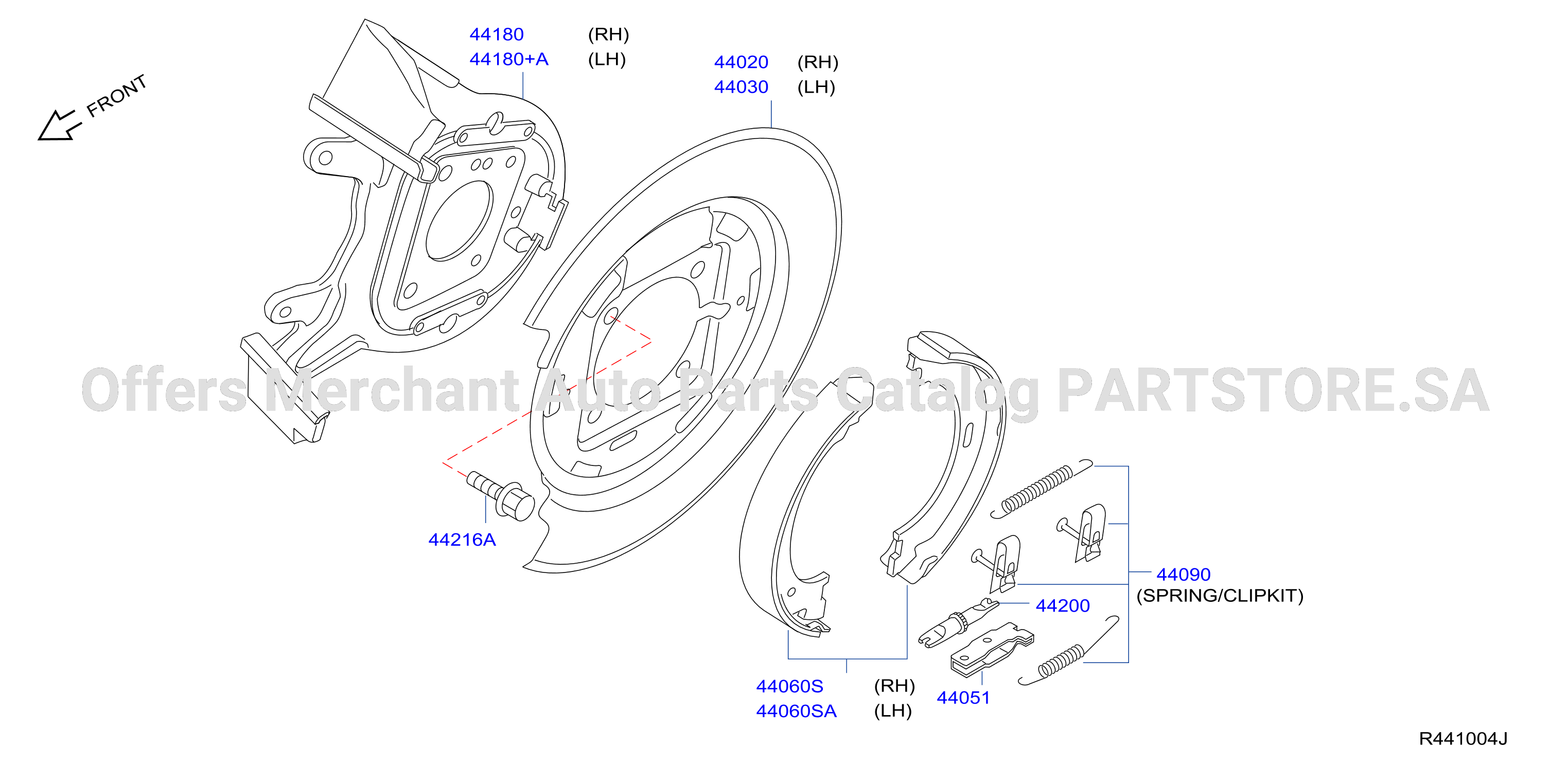 Rear Brake Parking Brake