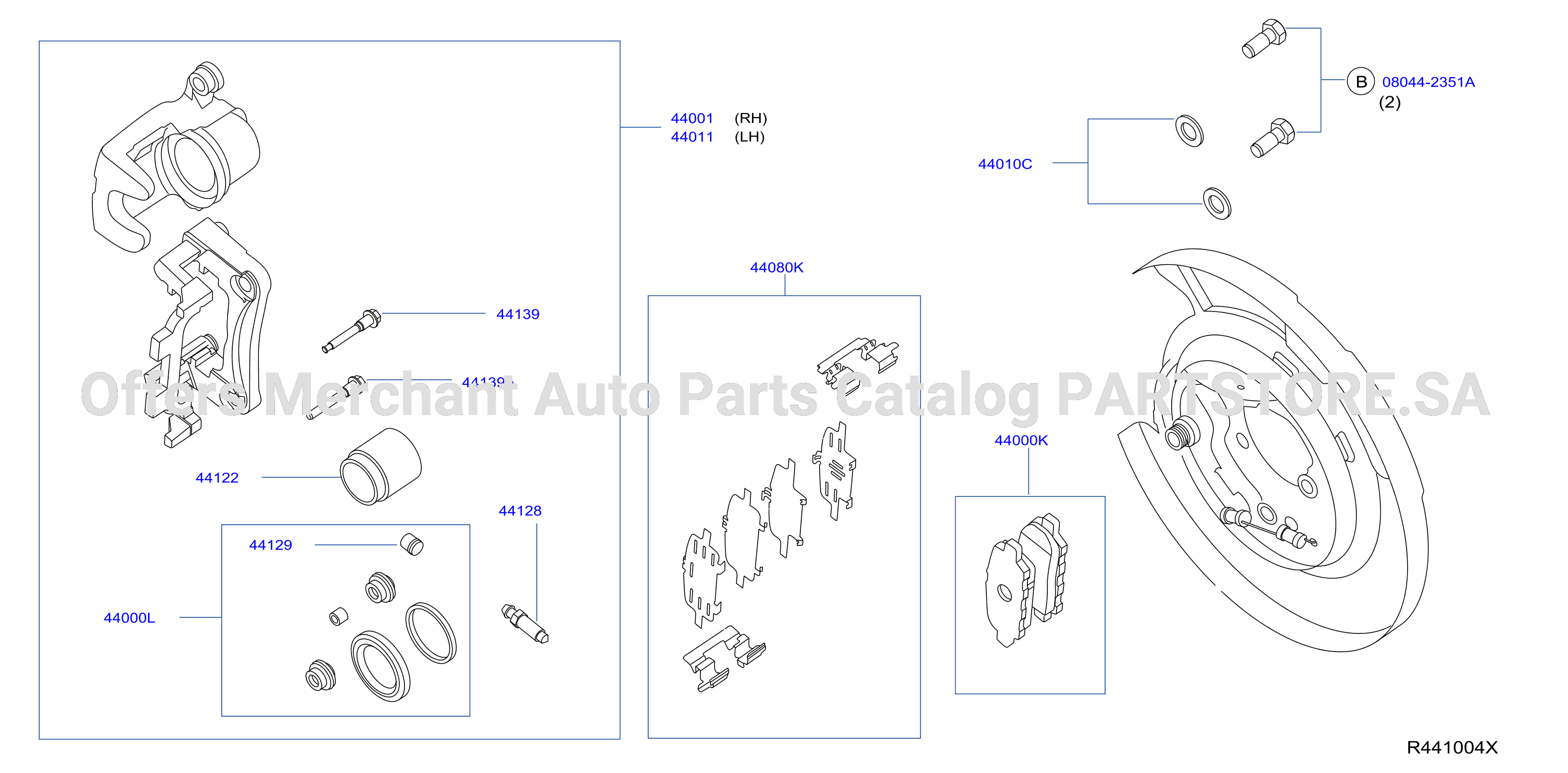 Rear Brake Caliper