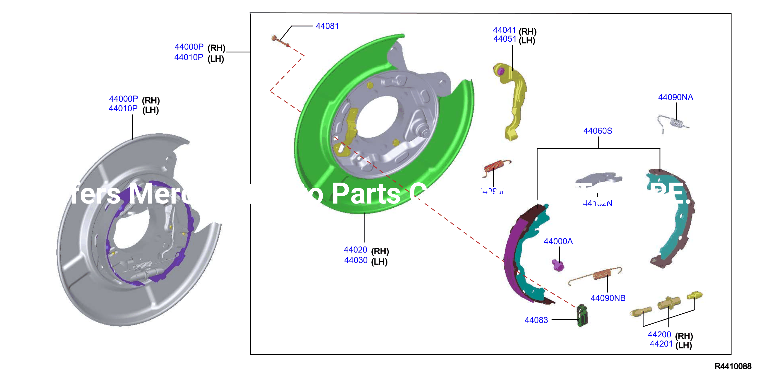 Rear Brake Parking Brake